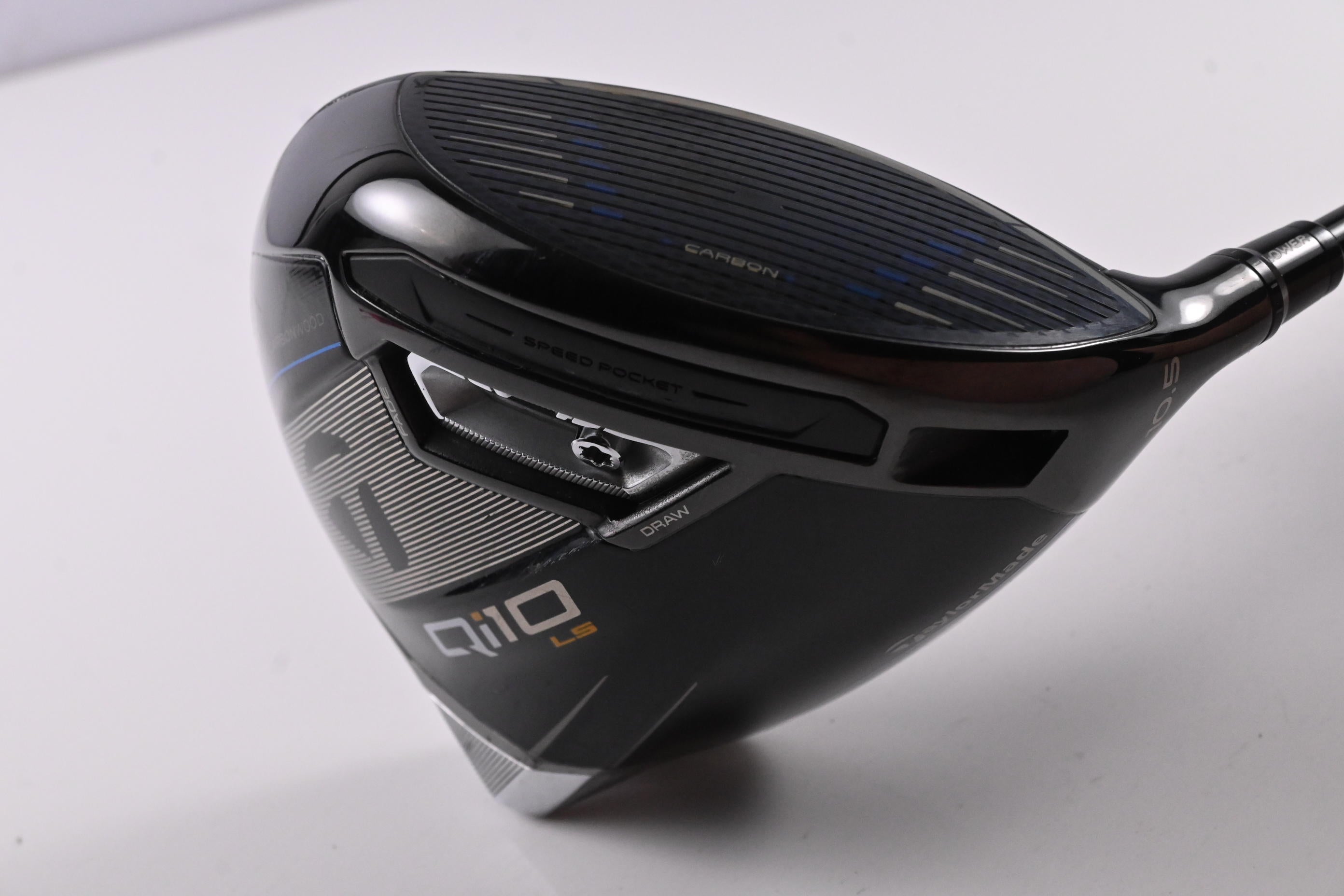 Taylormade Qi10 LS Driver / 10.5 Degree / Stiff Flex Hzrdus Smoke RDX Black 70