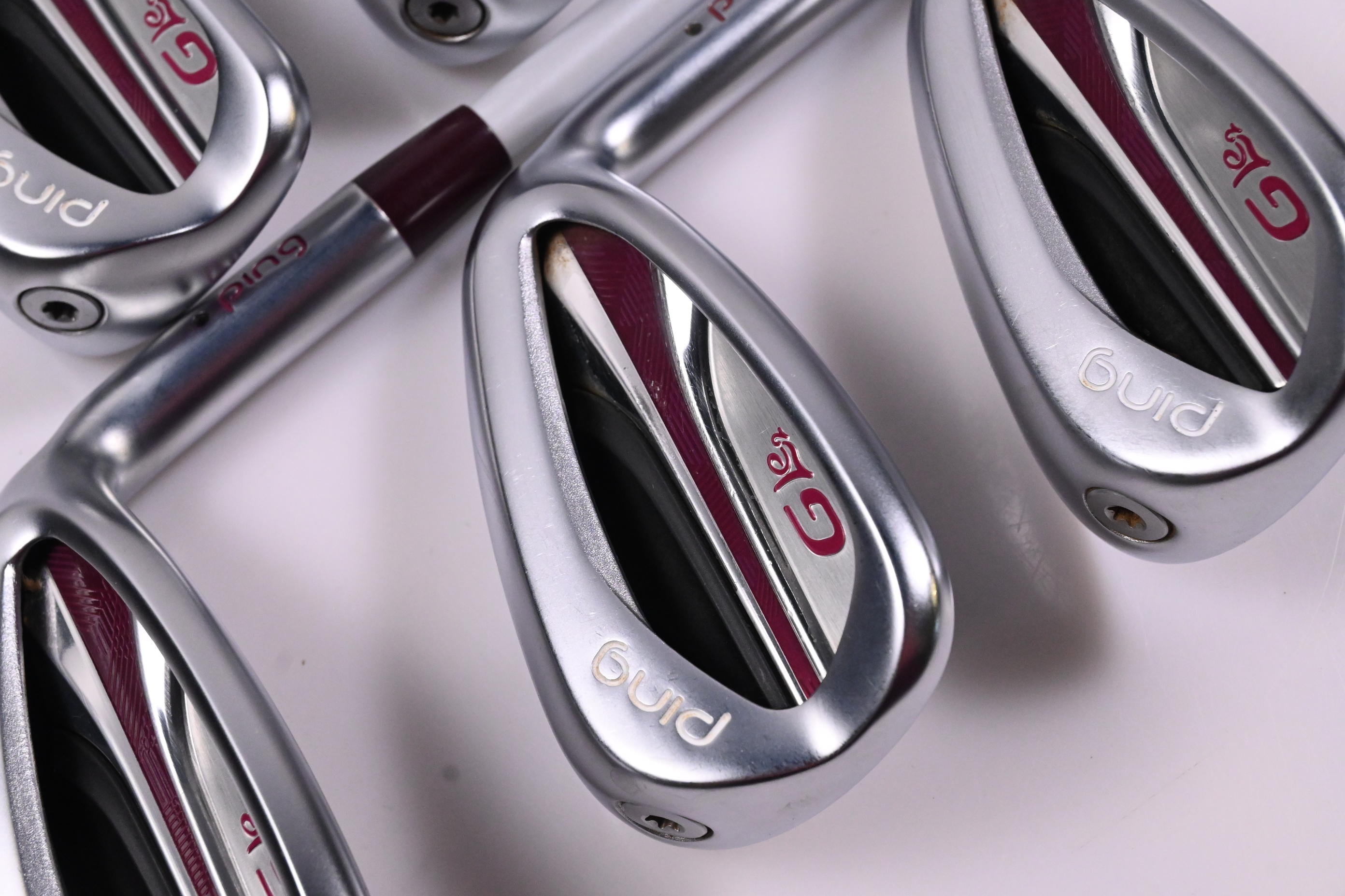 Ladies Ping G Le2 Irons / 7-PW+SW / Black Dot / Ladies Flex Ping ULT 240 Shaft