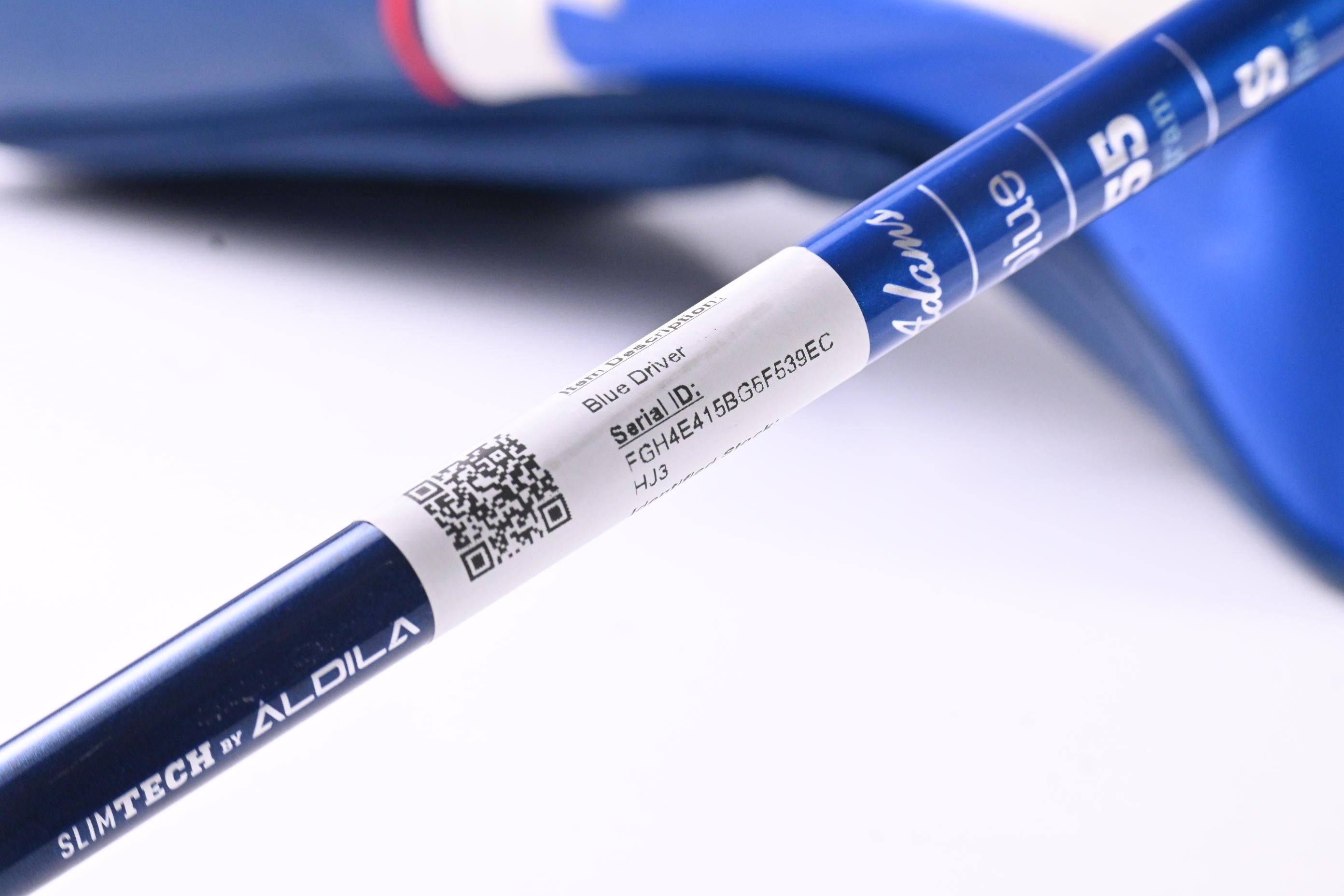 Adams Blue Driver / 9.5 Degree / Stiff Flex Aldila Slimtech 55 Shaft