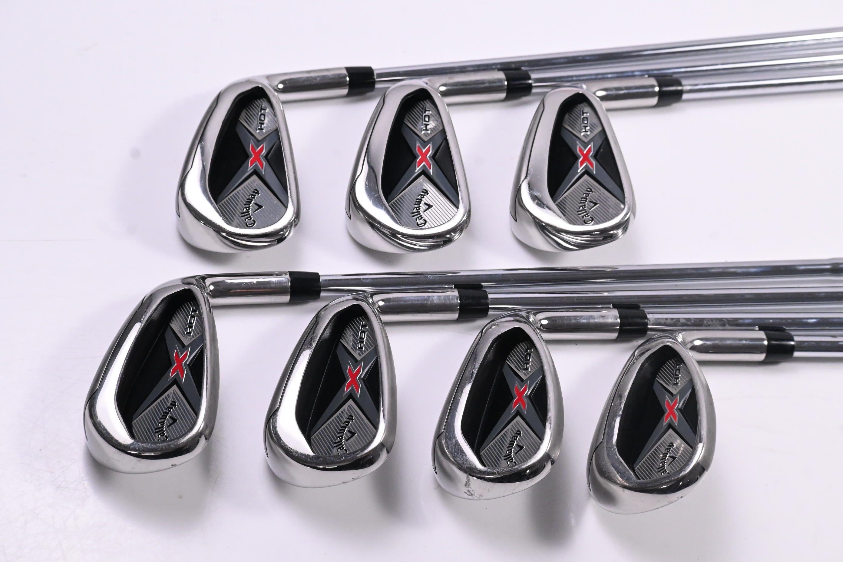 Callaway X Hot Irons / 5-PW+SW / Regular Flex Callaway X Hot Shafts