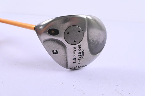 Left Hand Callaway Hawk Eye #3 Wood / 15 Degree / Regular Flex ProForce Gold