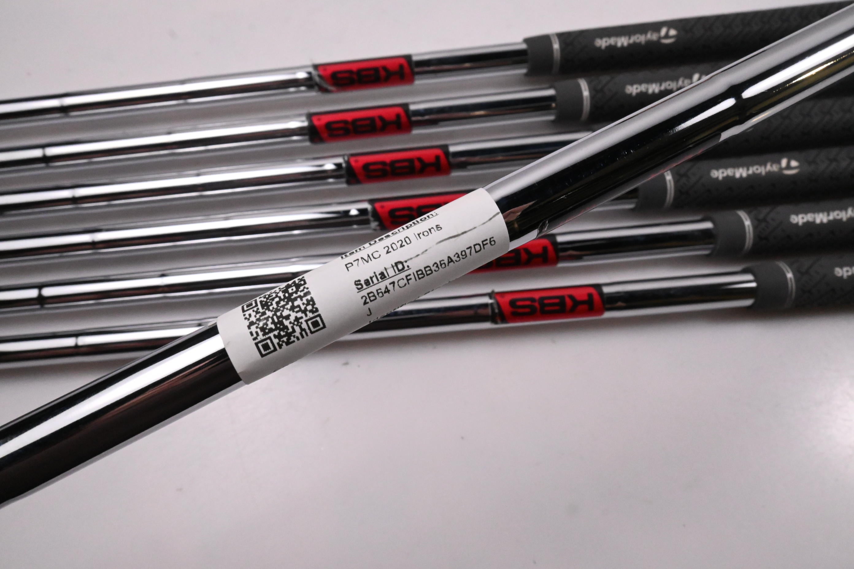 Taylormade P7MC 2020 Irons / 4-PW / Stiff Flex KBS Tour Shafts