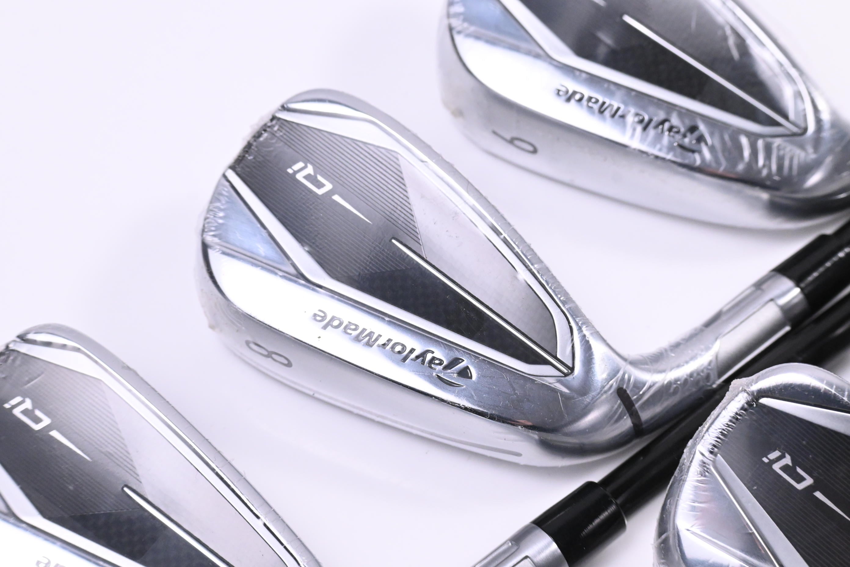 Left Hand Taylormade Qi Irons / 7-PW+AW+SW / Senior Flex Ventus TR Blue 5
