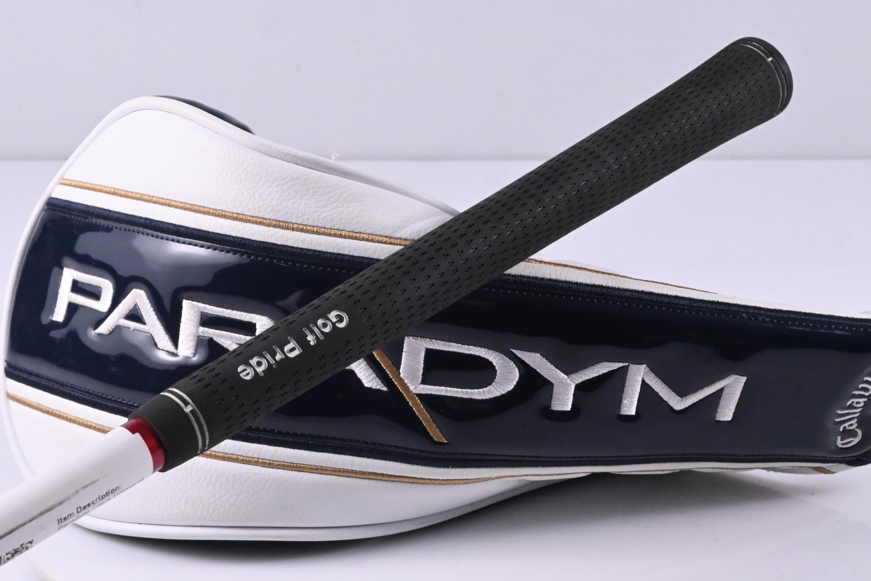 Callaway Paradym Triple Diamond Driver / 9 Degree / Stiff Flex HZRDUS Smoke RDX