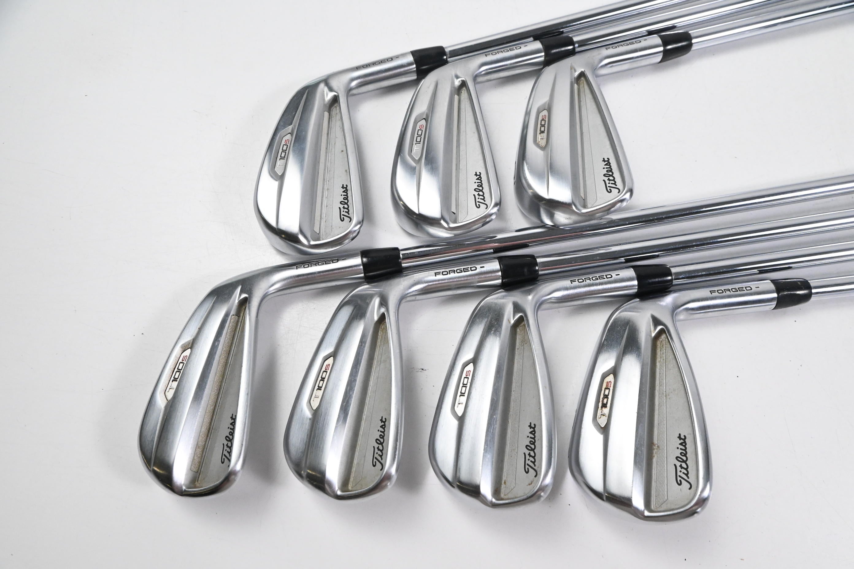 Titleist T100.S 2021 Irons / 4-PW / Regular Flex AMT Black R300 Shafts