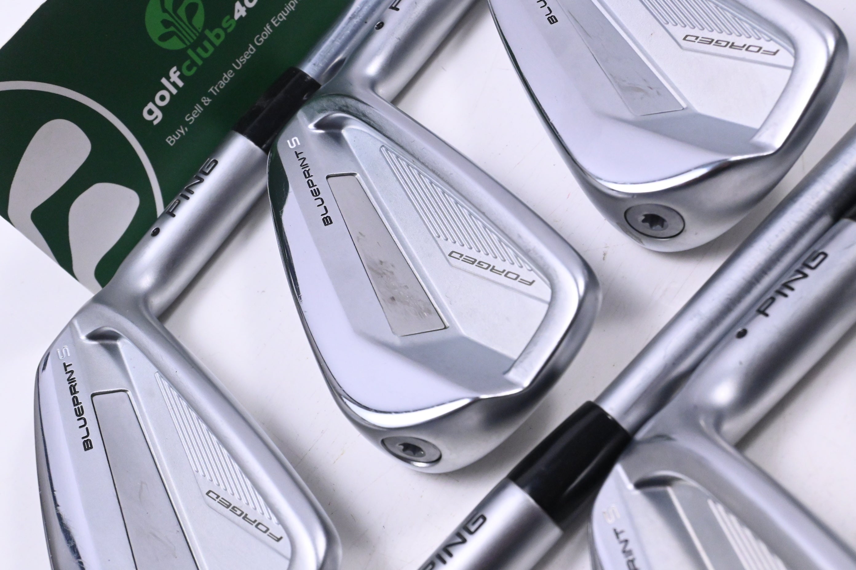 Ping Blueprint S Irons / 3-PW / Black Dot / Stiff Flex Project X L5 120 Shafts