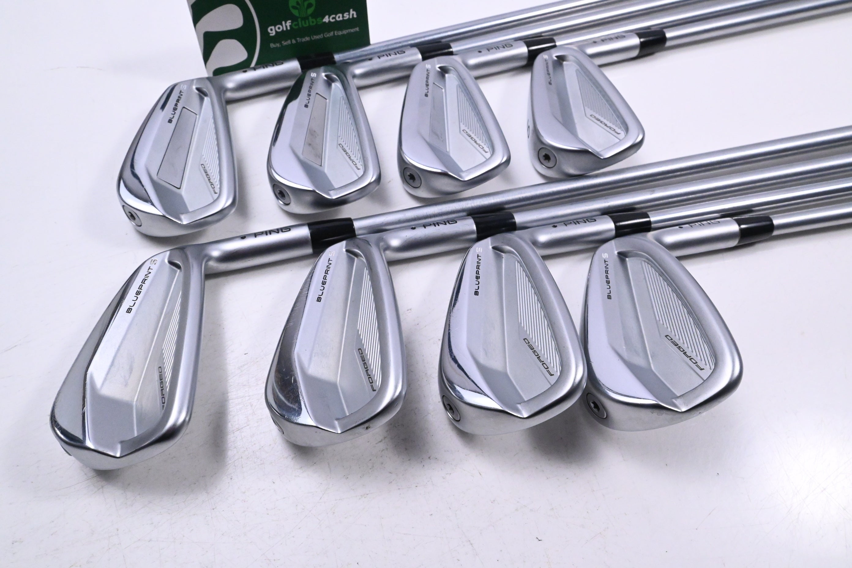 Ping Blueprint S Irons / 3-PW / Black Dot / Stiff Flex Project X L5 120 Shafts