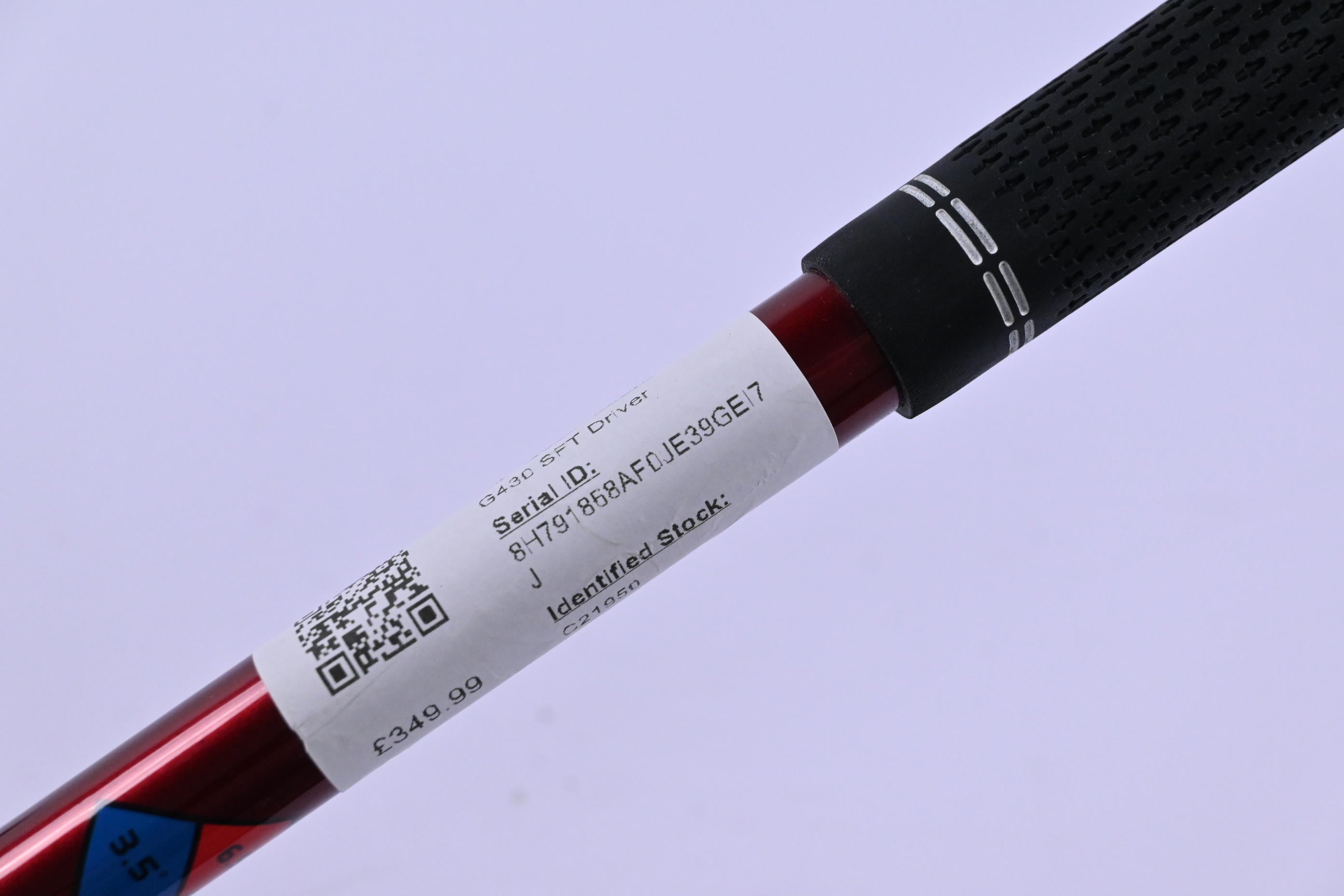 Ping G430 SFT Driver / 10.5 Degree / X-Flex HZRDUS Smoke Red RDX 60 Shaft