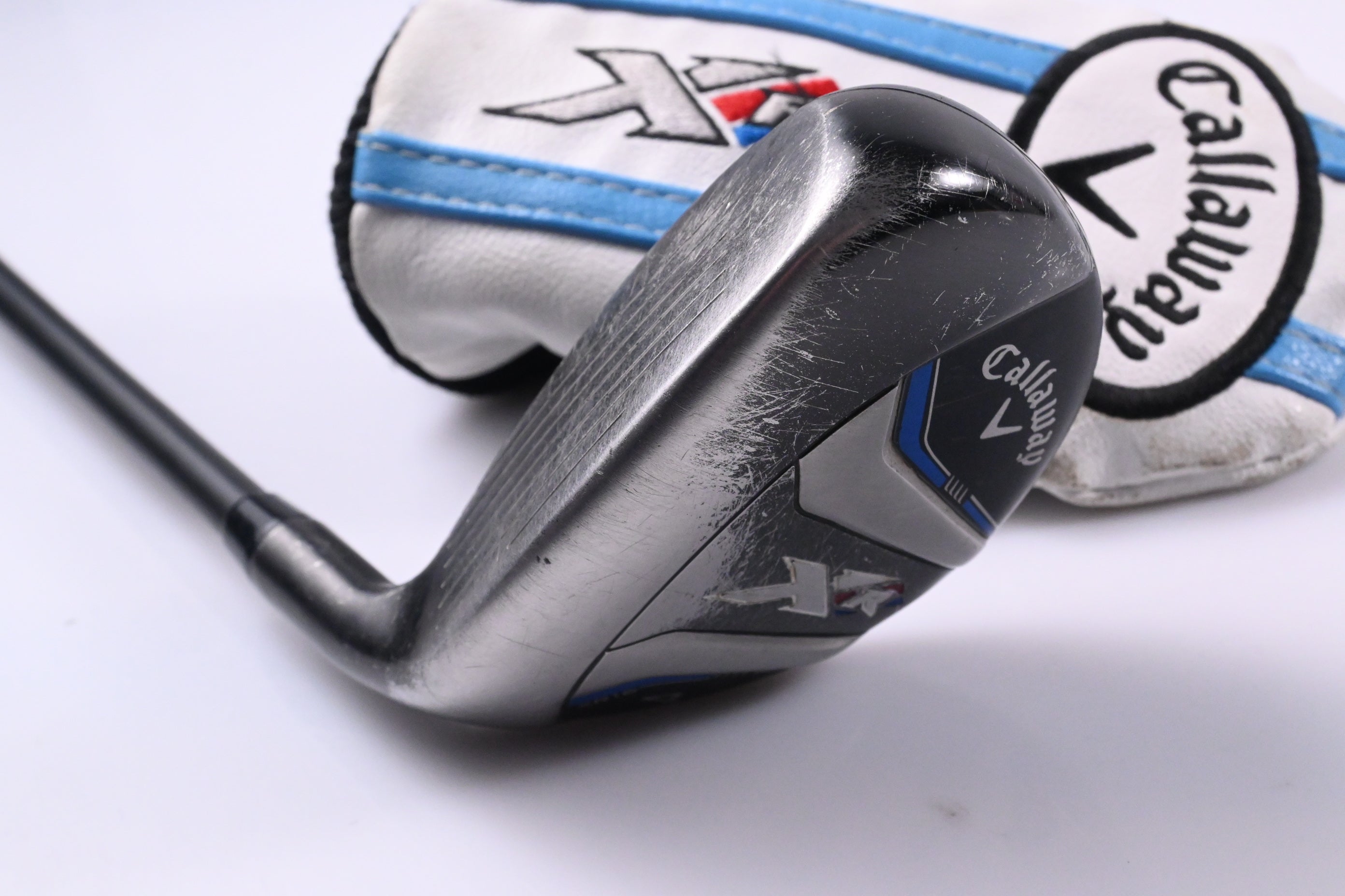 Left Hand Callaway XR16 OS #4 Hybrid / 22 Degree  / Stiff Flex Fubuki AT 60 Shaft