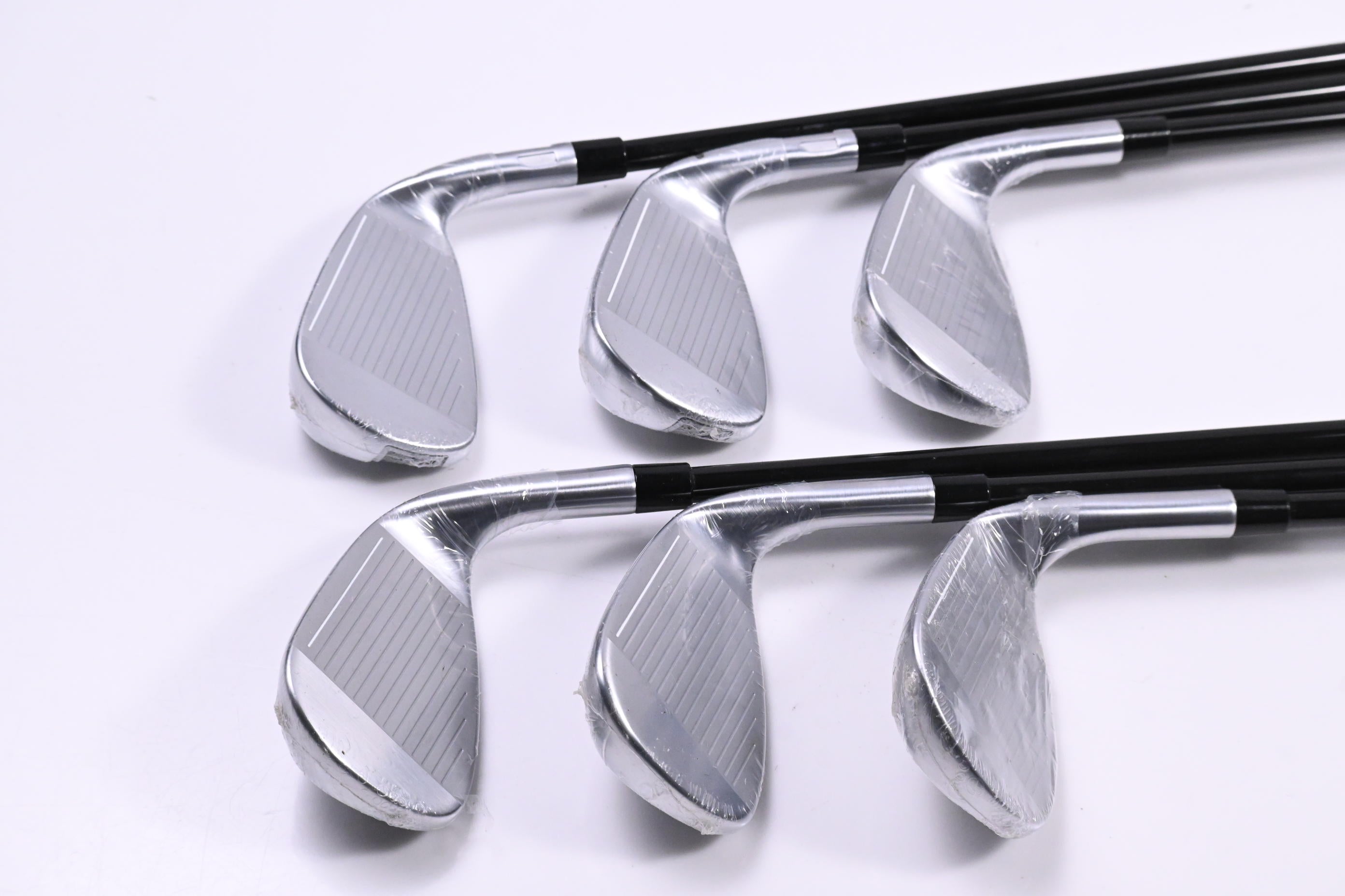 Left Hand Taylormade Qi Irons / 7-PW+AW+SW / Senior Flex Ventus TR Blue 5