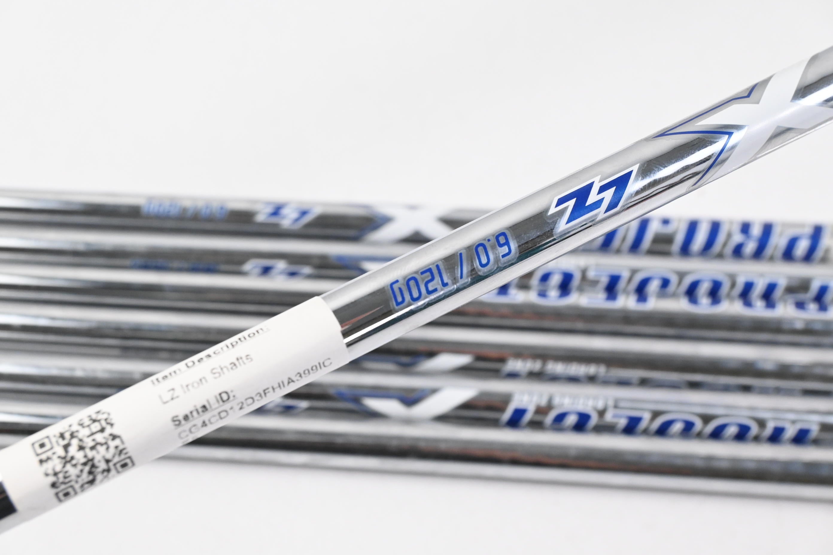 Project X LZ 120 Iron Shafts / Stiff Flex / Set of 7 / .355" Tips