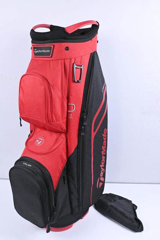 Taylormade Cart Bag / 14-Way Divider / Red, Black
