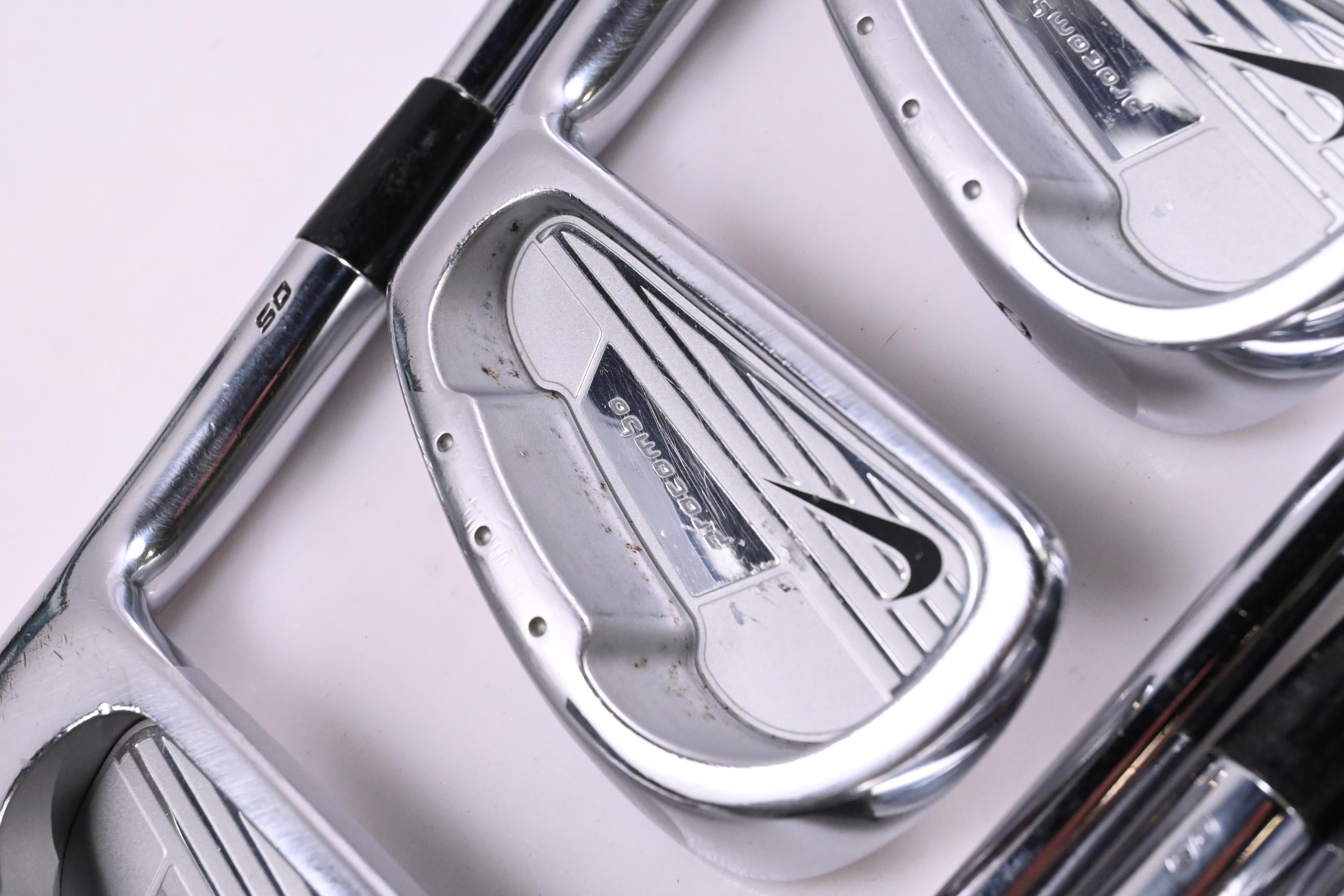 Nike Forged Pro Combo Irons / 4-PW / Stiff Flex Rifle Flighted Tour Shafts