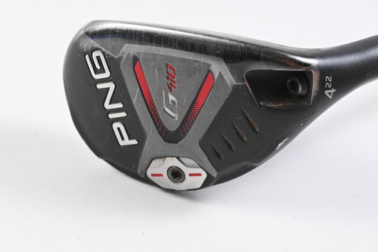 G410 #4 Hybrid / 22 Degree / Stiff Flex Ping Alta CB Red 70 Shaft
