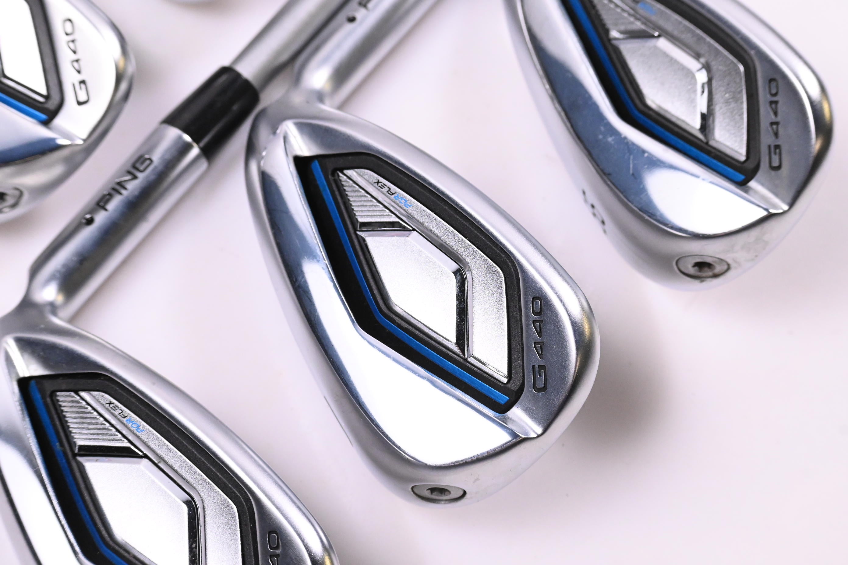 Ping G440 Irons / 8-PW+GW+56° / Black Dot / Senior Flex Ping Alta Quick 35