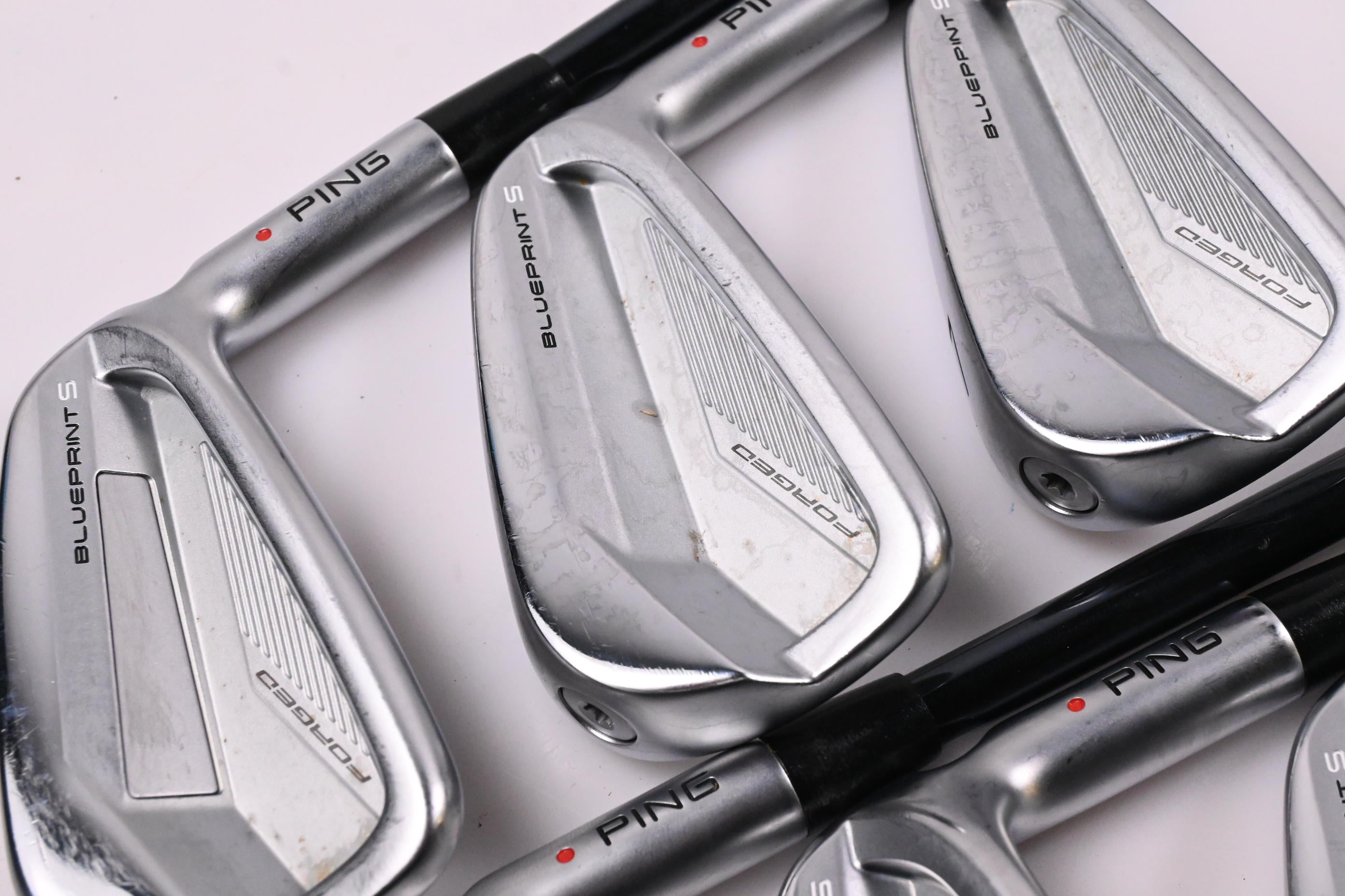 Ping Blueprint S Irons / 5-PW / Red Dot / Stiff Flex UST Recoil Dart 75 Shafts