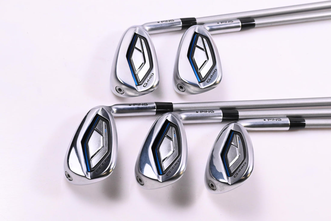 Ping G440 Irons / 8-PW+GW+56° / Black Dot / Senior Flex Ping Alta Quick 35