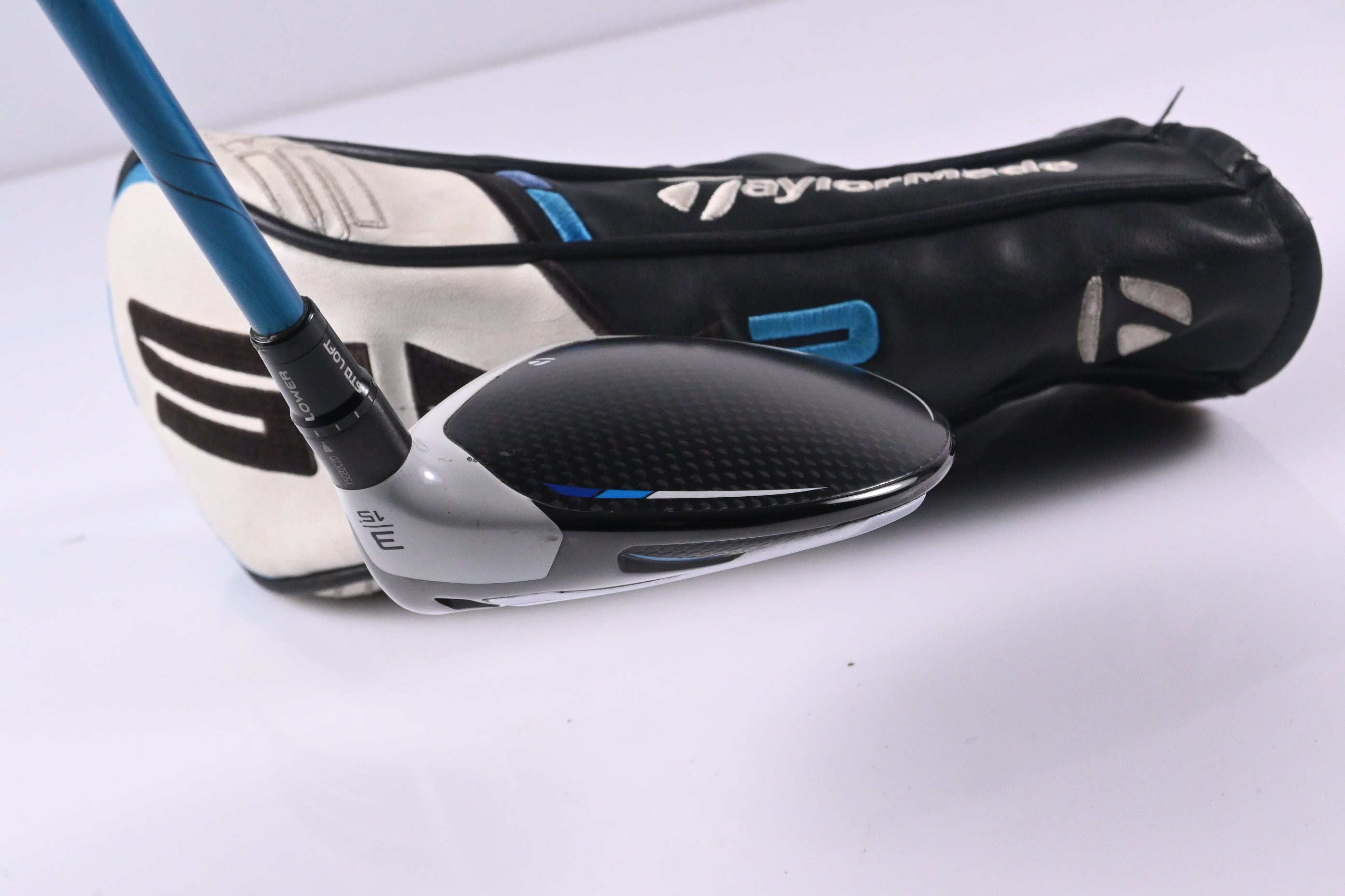 Taylormade SIM2 Ti #3 Wood / 15 Degree / Stiff Flex Evenflow Blue 65 Shaft