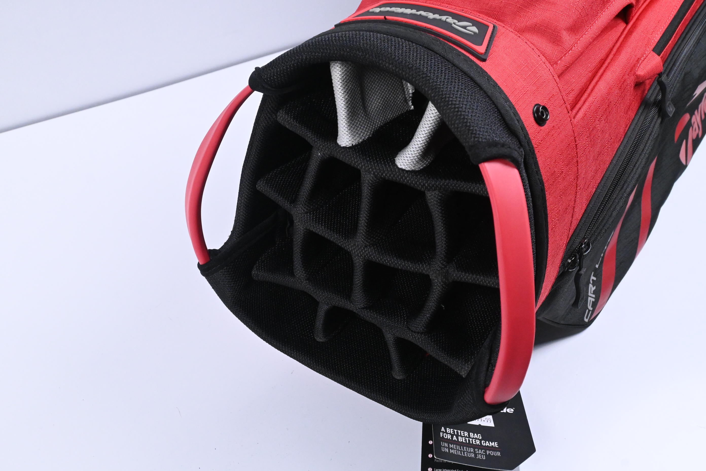 Taylormade Cart Bag / 14-Way Divider / Red, Black