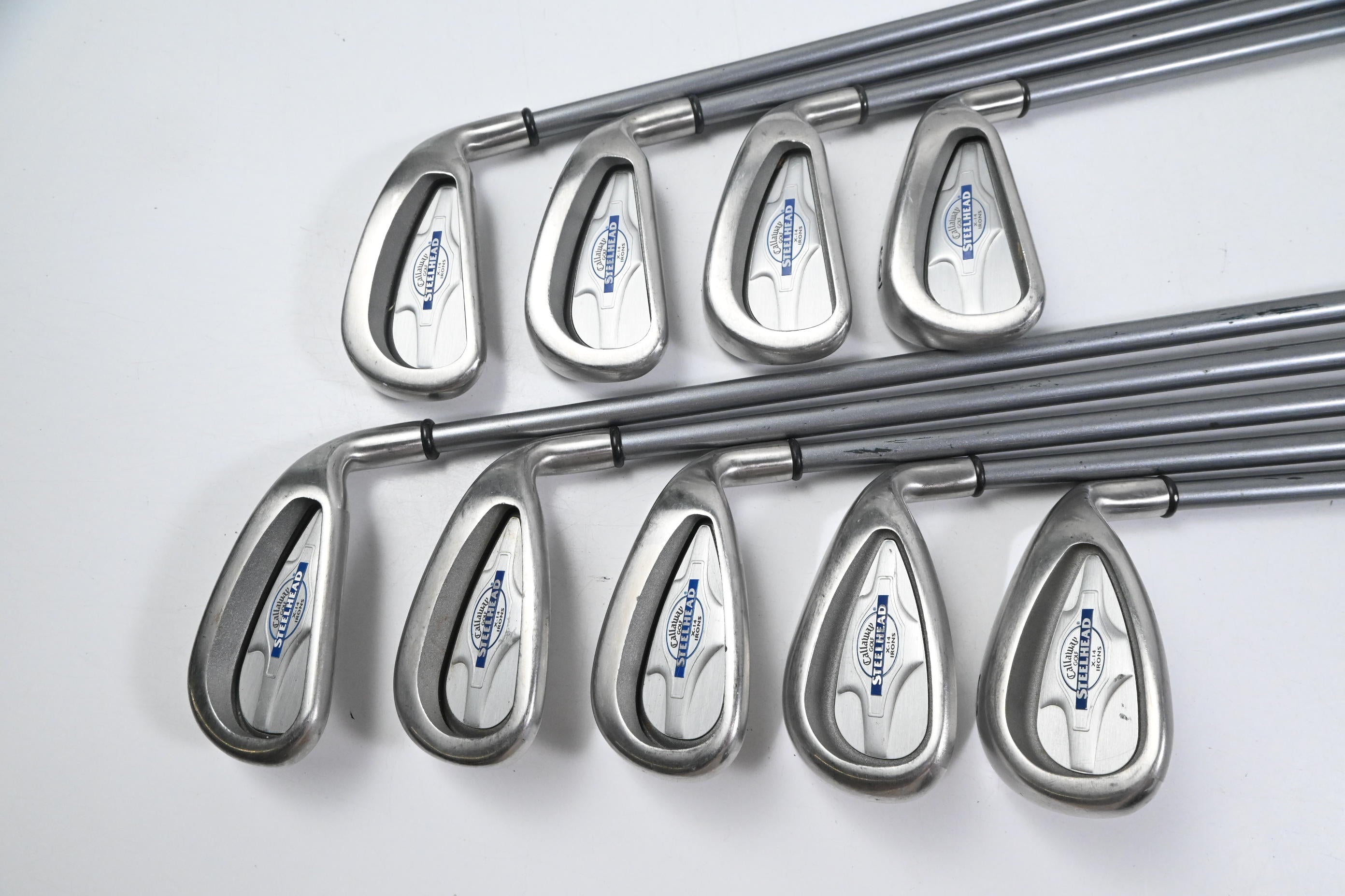 Callaway X-14 Irons / 3-PW+SW / Firm Flex Steelhead X-14 Shafts