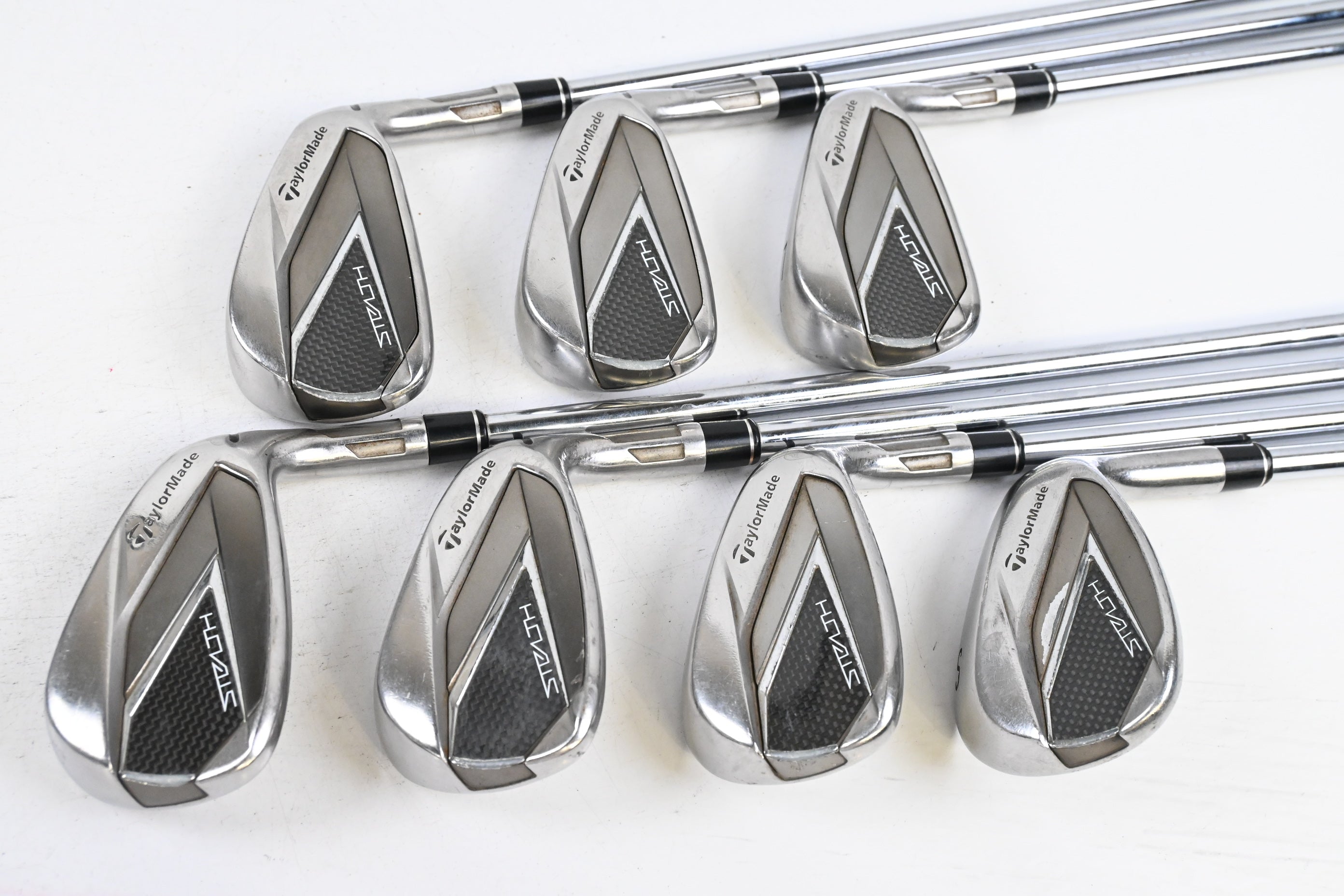 Taylormade Stealth Irons / 5-PW+SW / Regular Flex KBS MAX 85 Shafts