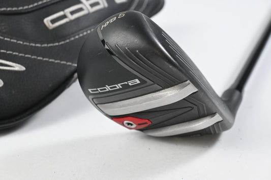 Cobra King F9 #5 Hybrid / 24 Degree / Regular Flex Fujikura Atmos Silver 7 Shaft