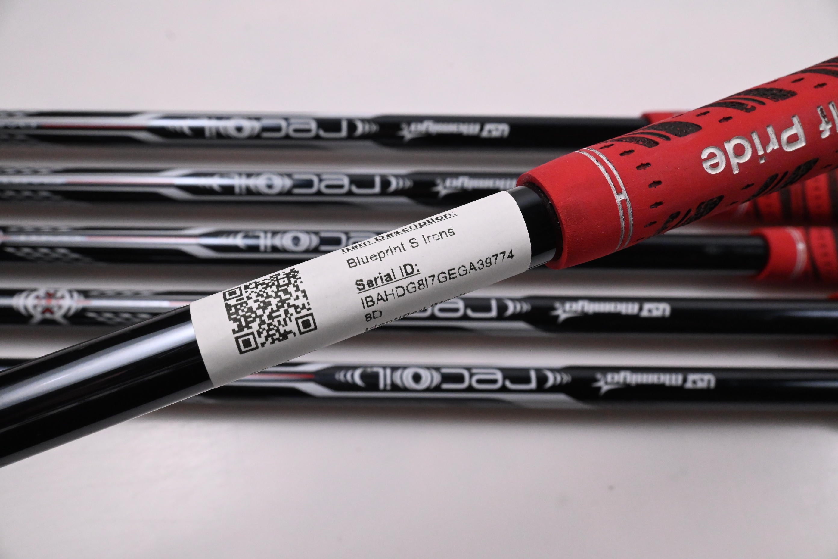 Ping Blueprint S Irons / 5-PW / Red Dot / Stiff Flex UST Recoil Dart 75 Shafts