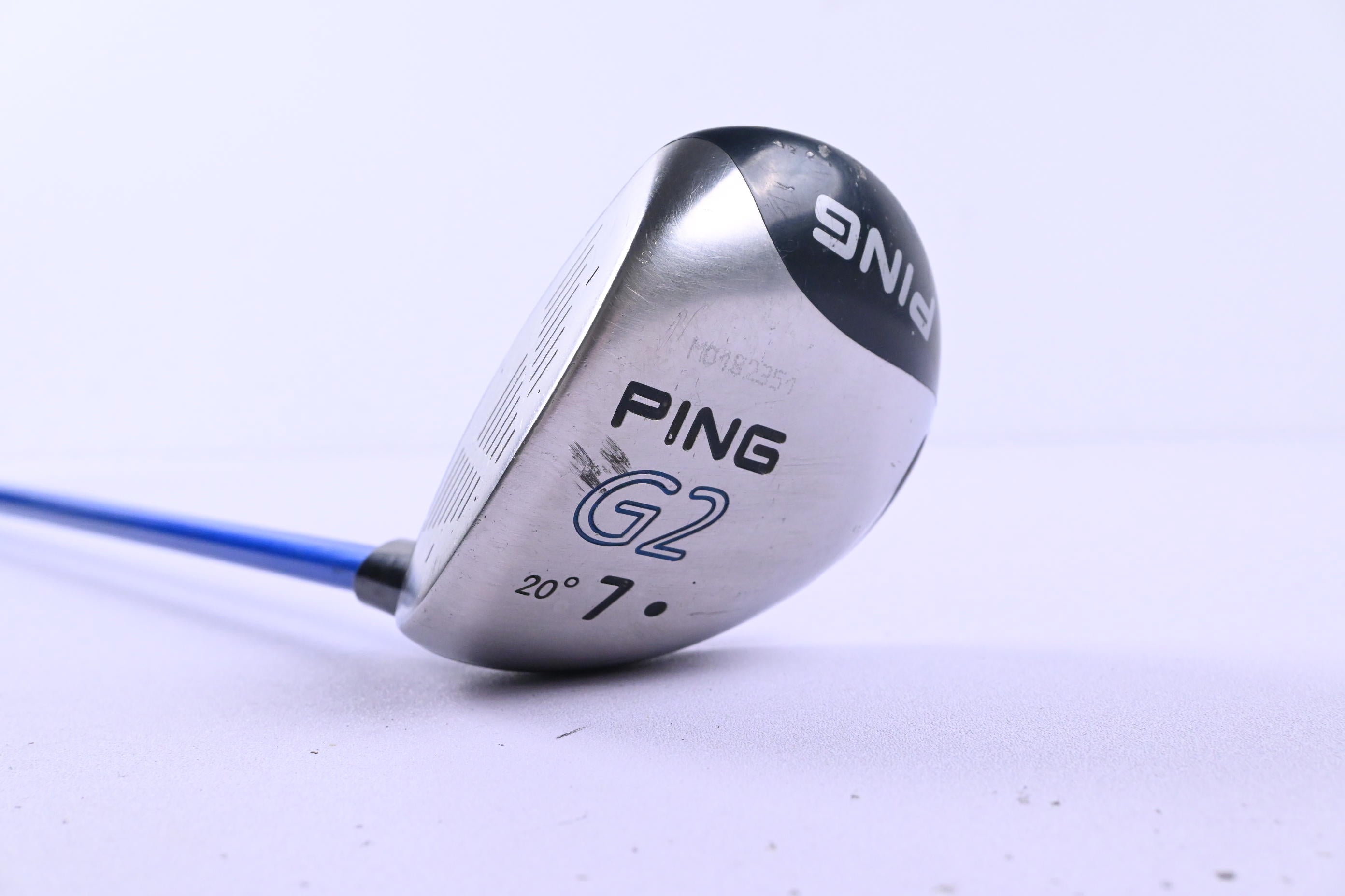 Left Hand Ping G2 #7 Wood / 20 Degree / Regular Flex Grafalloy ProLaunch Blue 65