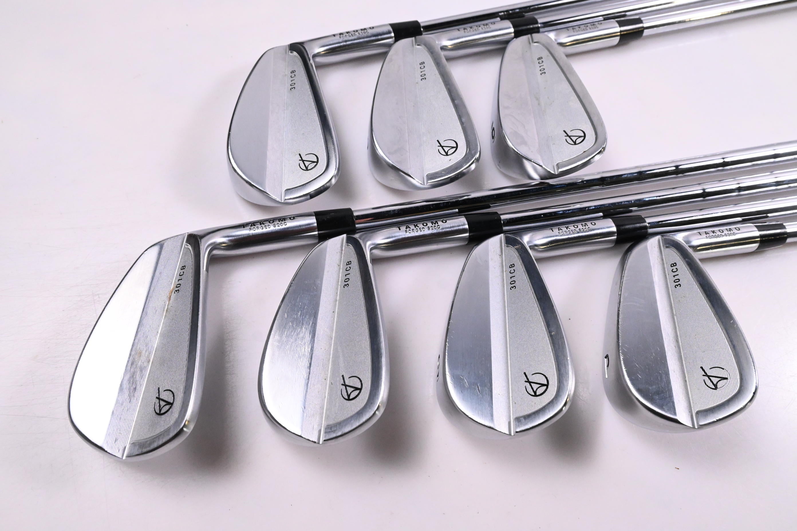 Takomo 301 CB Irons / 4-PW / Stiff Flex KBS Tour 120 Shafts