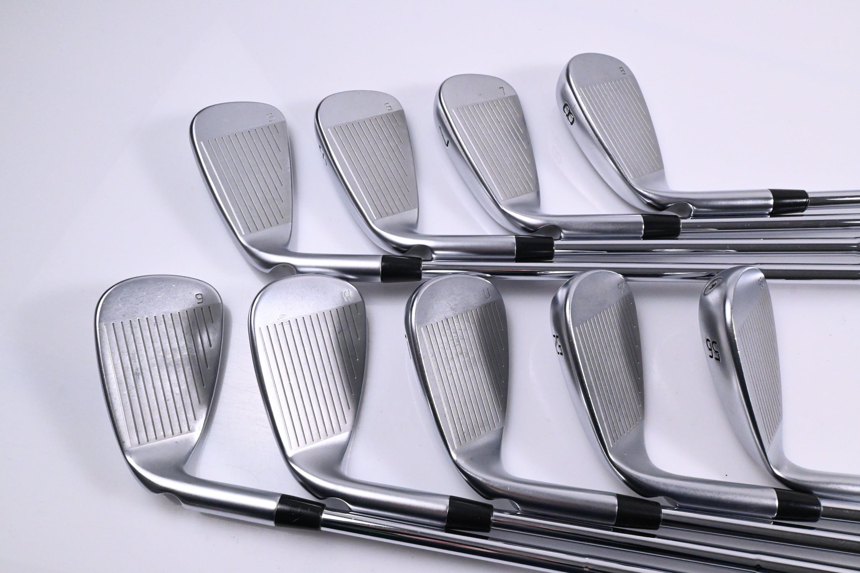 Ping G440 Irons / 5-PW+UW+52°+56° / Green Dot / Stiff Flex Dynamic Gold Mid 115