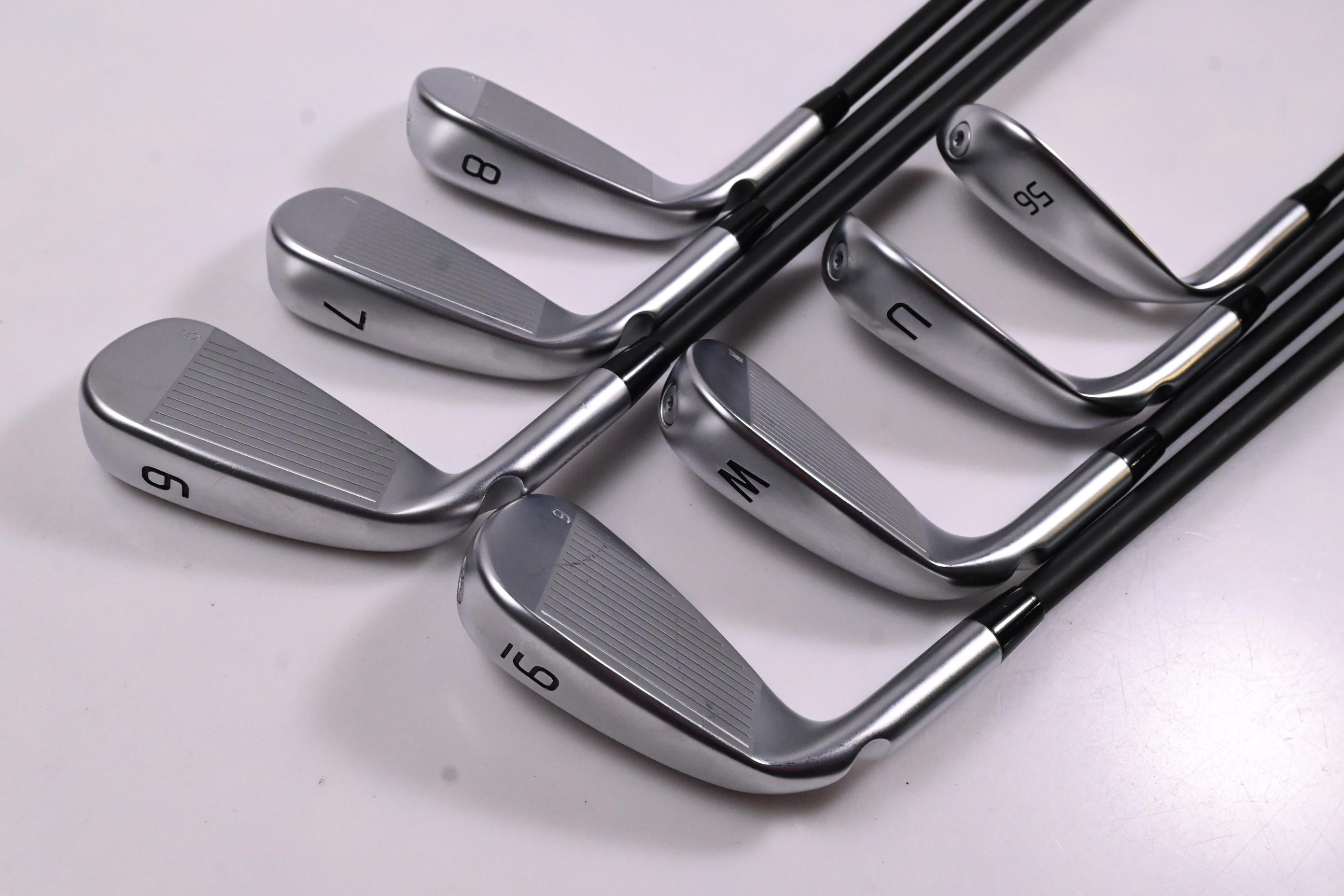 Ping G440 Irons / 7-PW+GW+56° / Green Dot / Regular Flex Ping Alta CB Blue