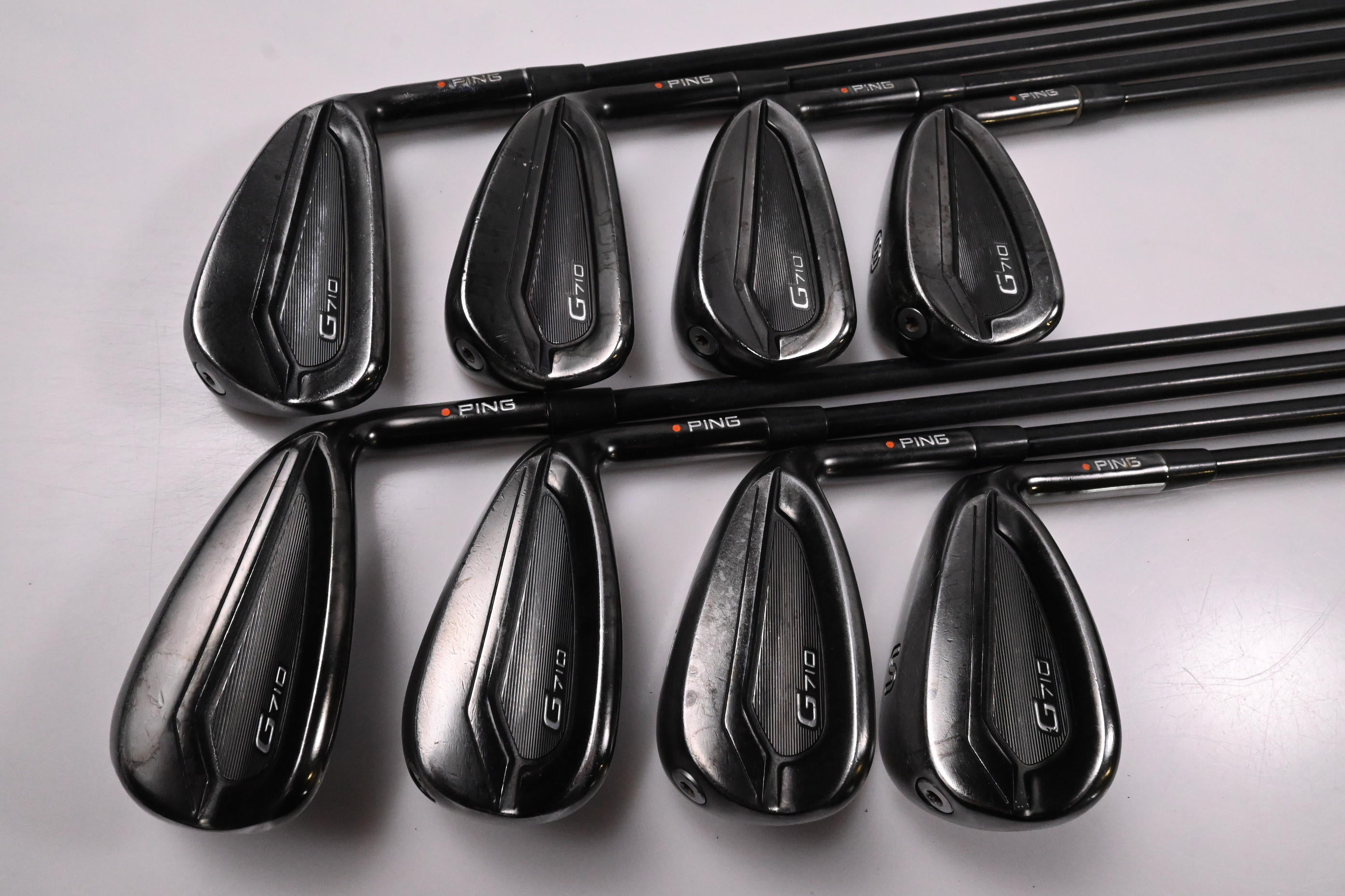 Ping G710 Irons / 5-PW+UW+SW / Orange Dot / Senior Flex Ping ALTA Distanza 40