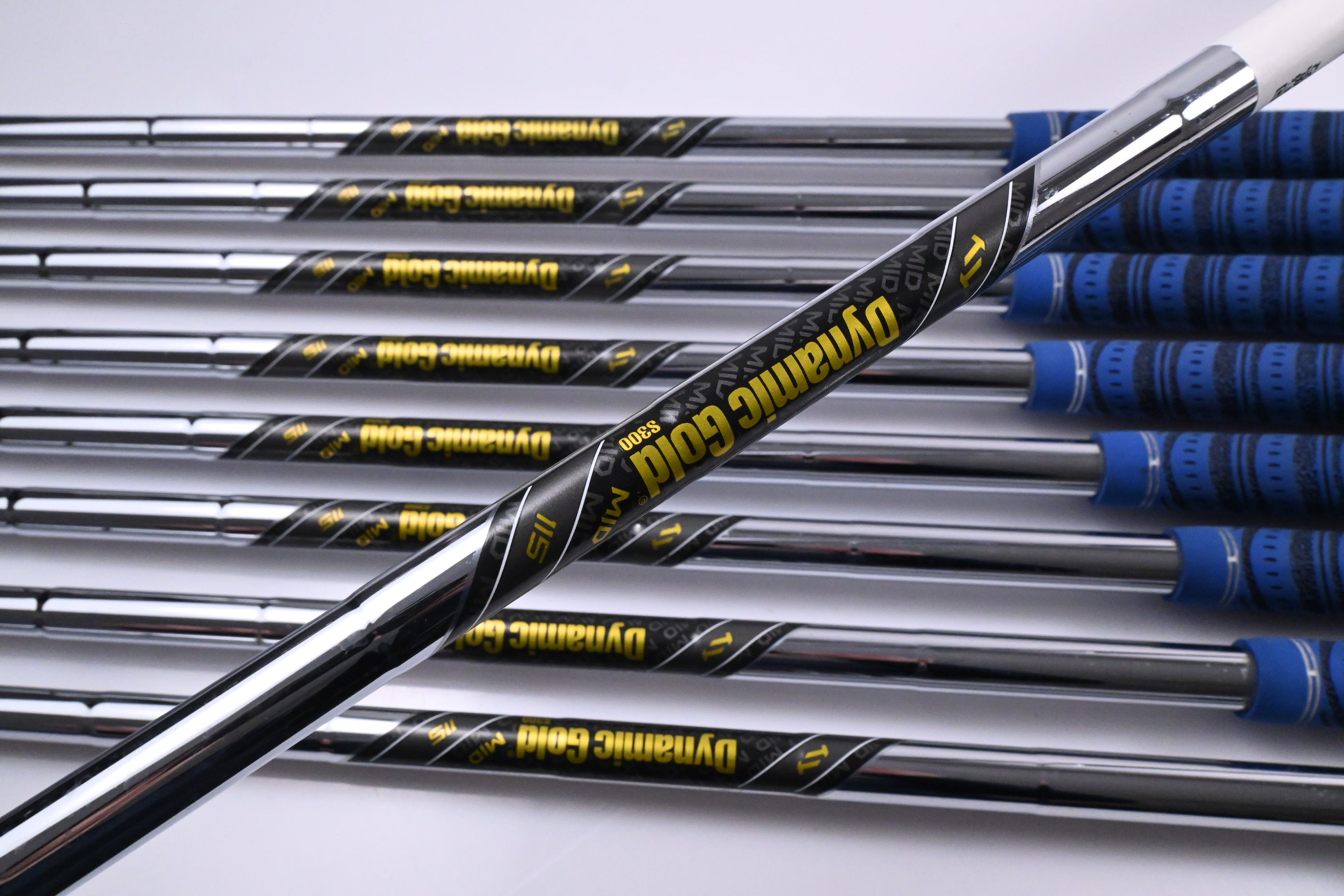 Ping G440 Irons / 5-PW+UW+52°+56° / Green Dot / Stiff Flex Dynamic Gold Mid 115