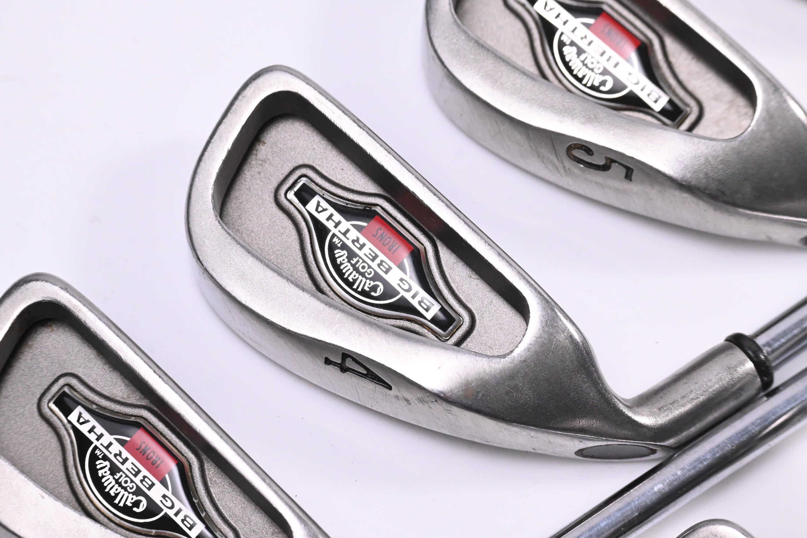 Left Hand Callaway Big Bertha 1996 Irons / 3-PW+SW / UniFlex Memphis 10 Shafts