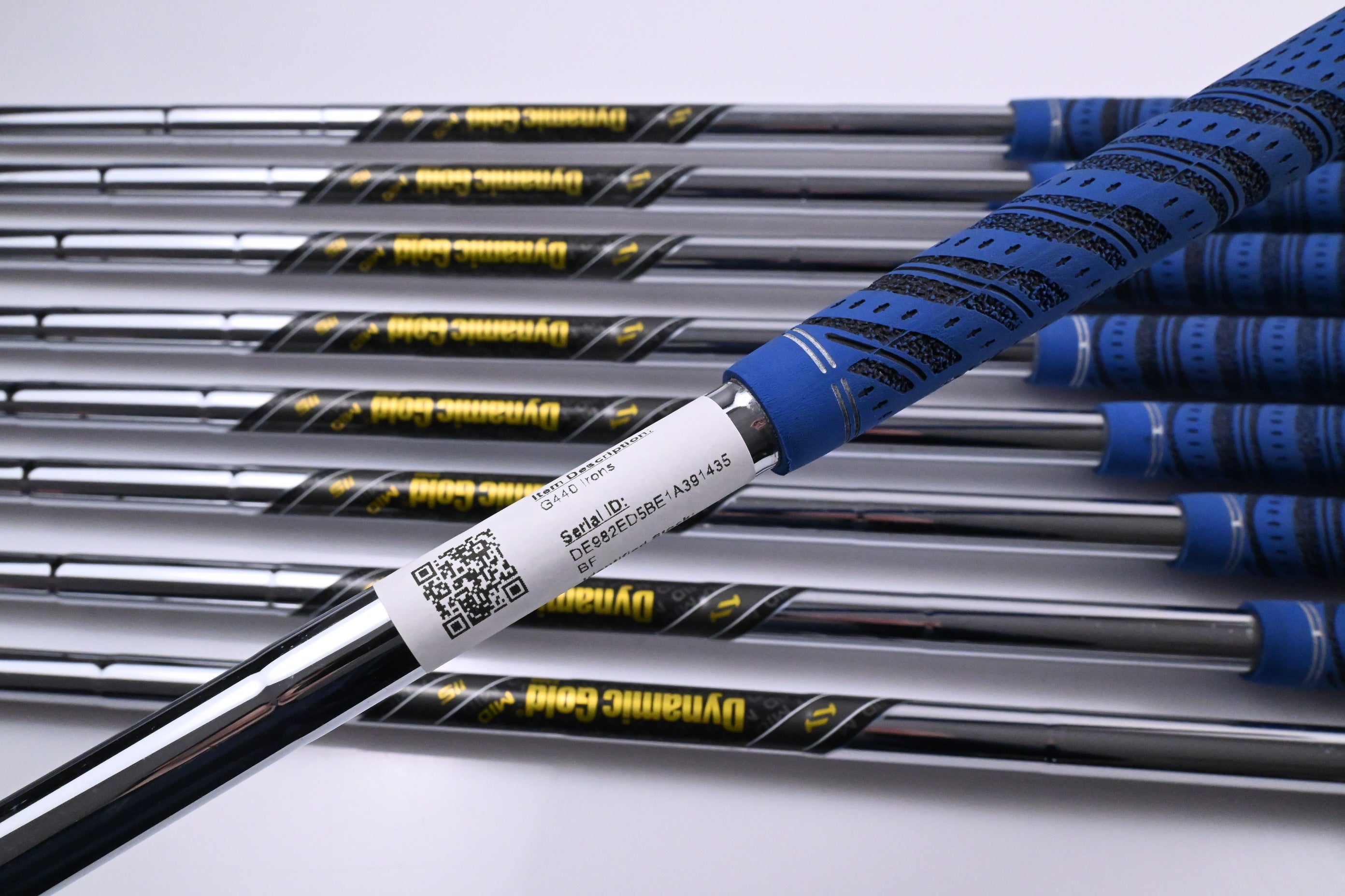 Ping G440 Irons / 5-PW+UW+52°+56° / Green Dot / Stiff Flex Dynamic Gold Mid 115
