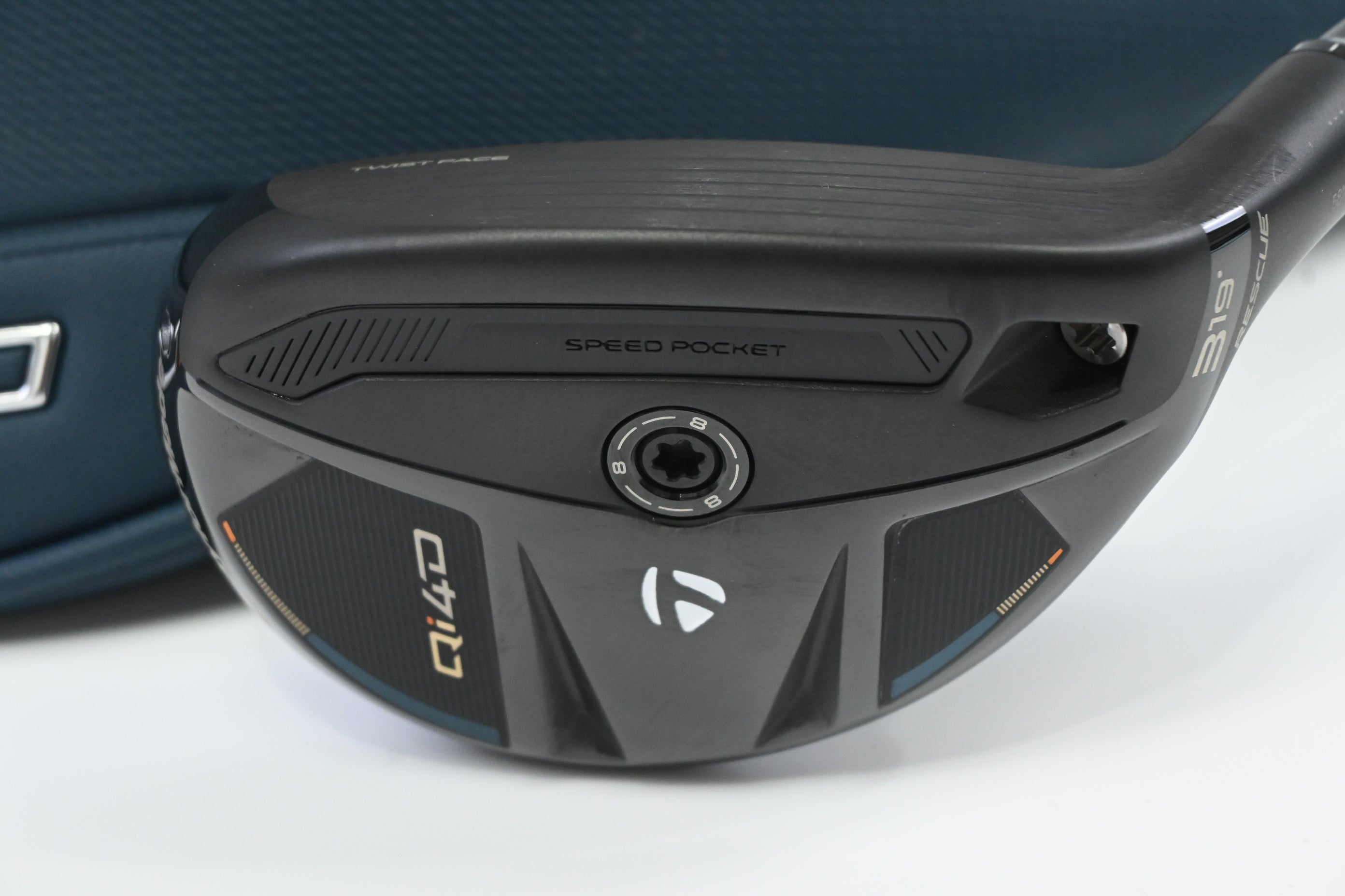 Taylormade Qi4D #3 Hybrid / 19 Degree / Stiff Flex KBS Reax 75 Shaft