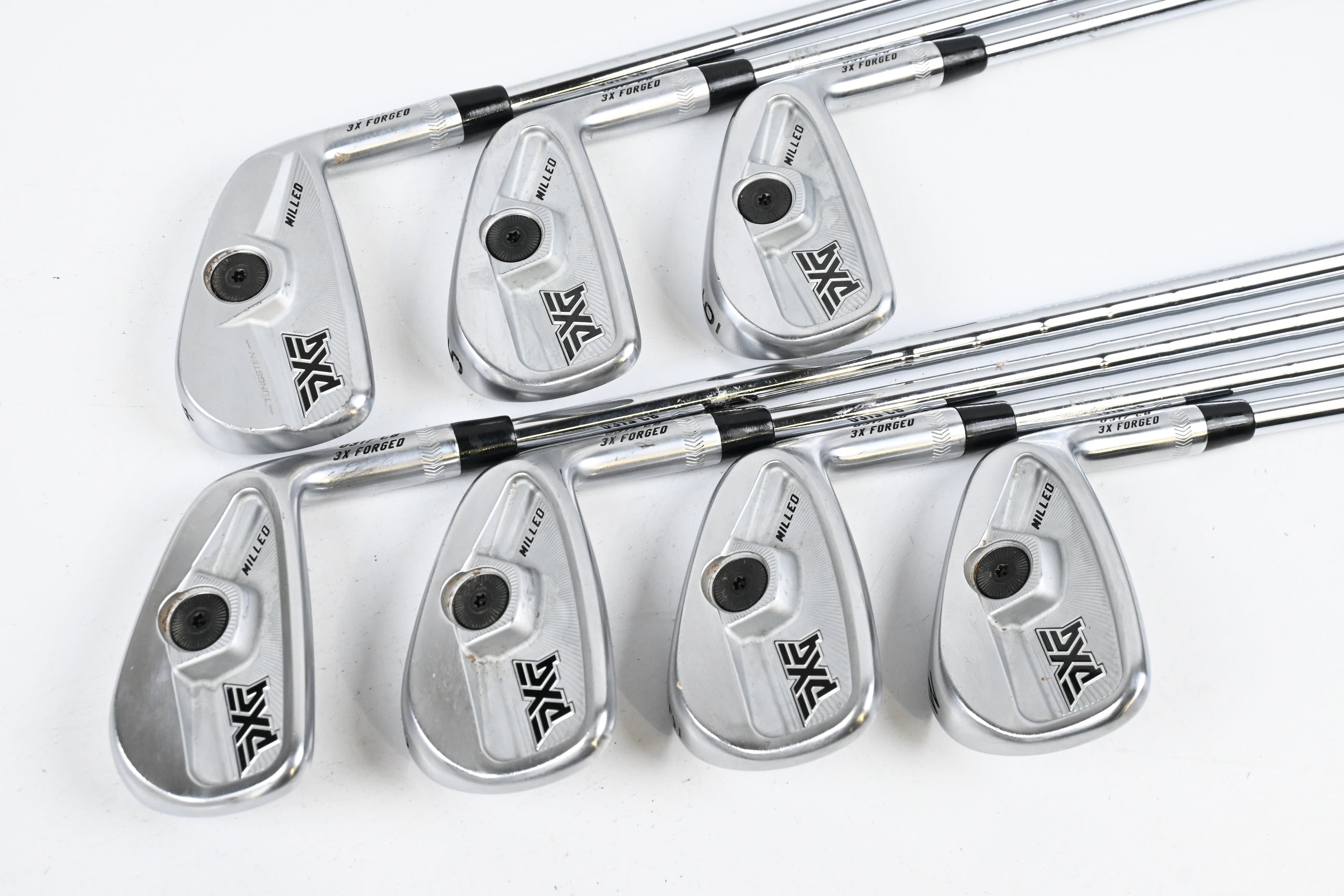 PXG 0317 CB Milled Irons / 4-PW / Stiff Flex N.S.Pro Modus3 Tour 130 Shafts