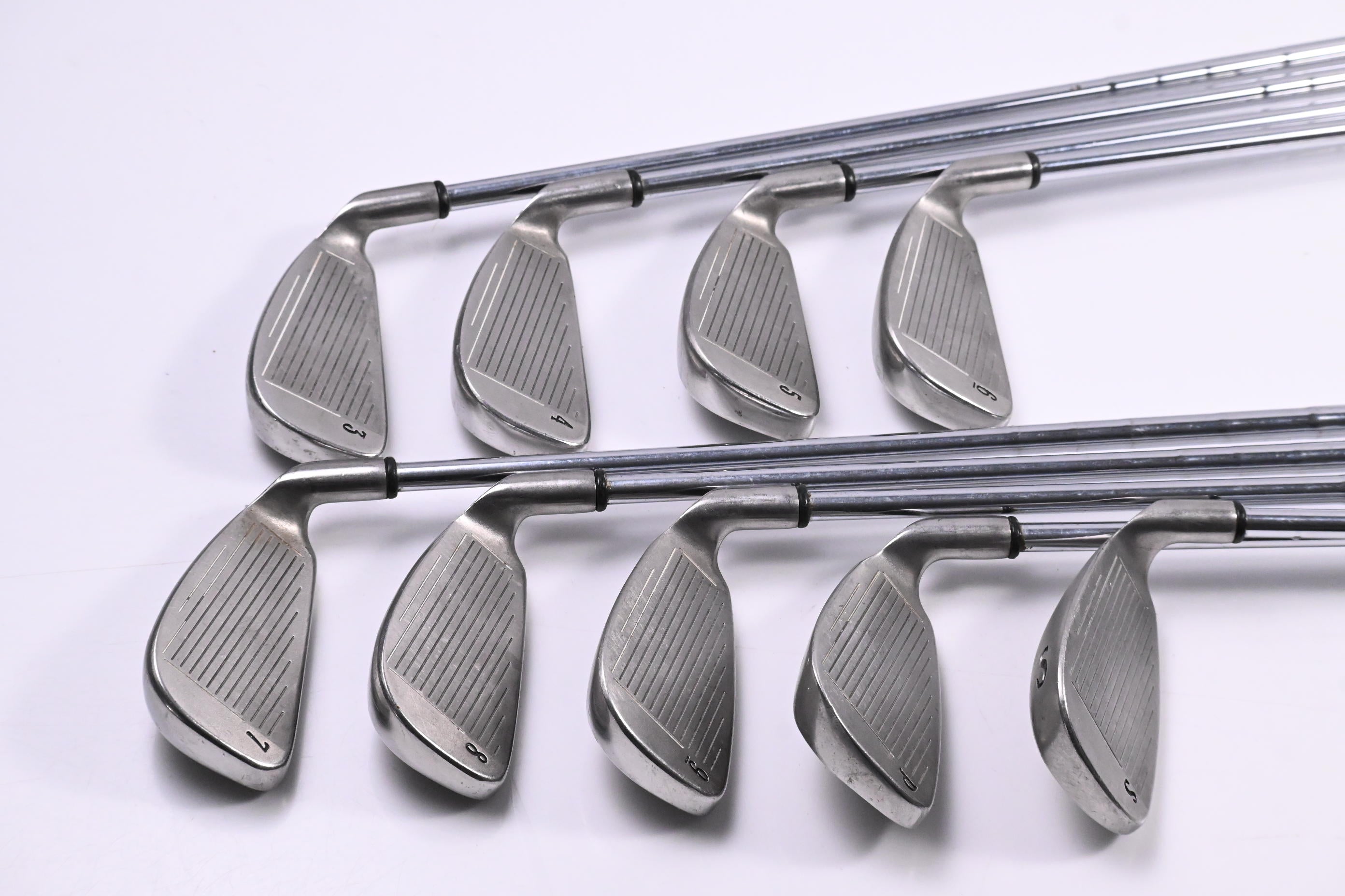 Left Hand Callaway Big Bertha 1996 Irons / 3-PW+SW / UniFlex Memphis 10 Shafts