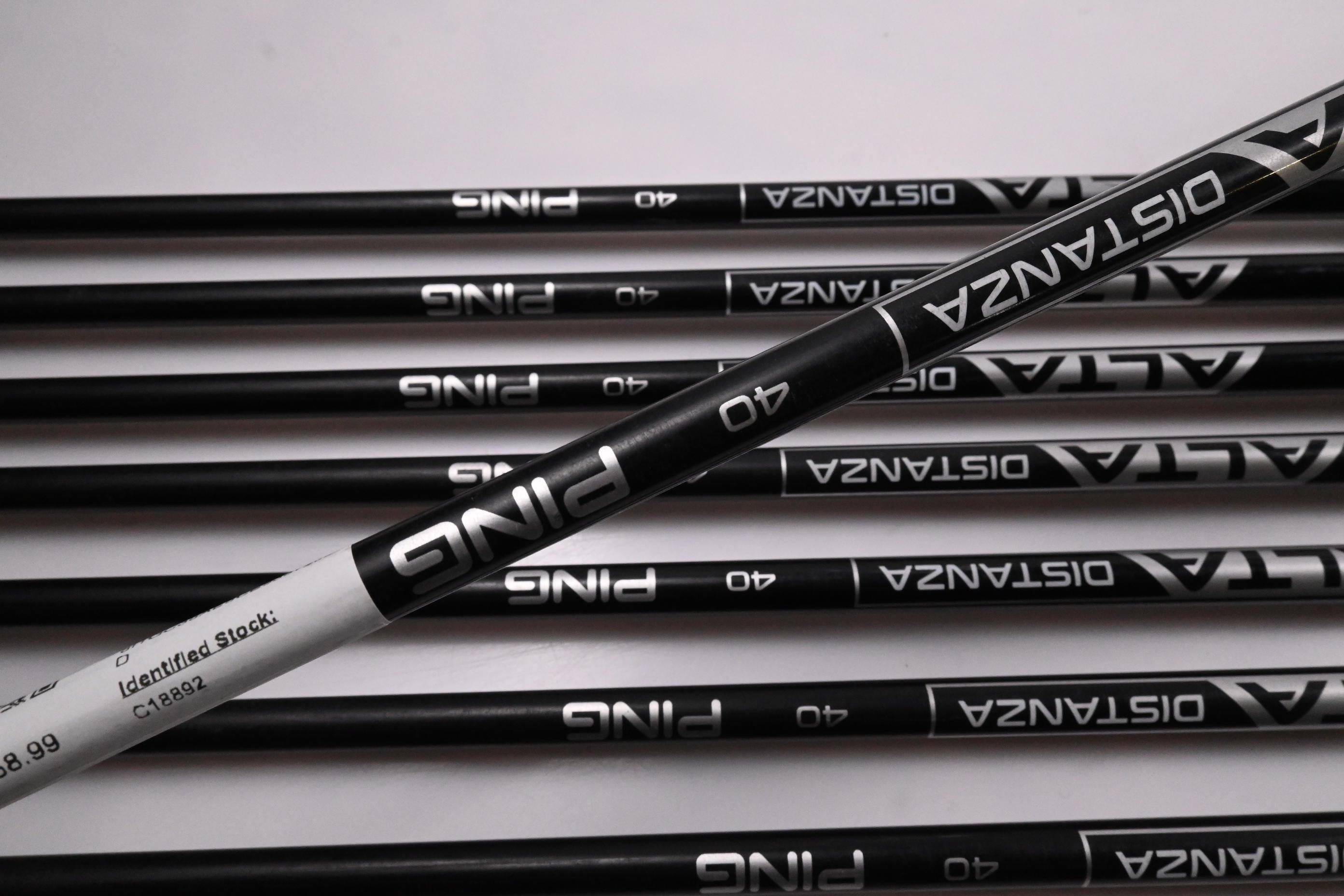Ping G710 Irons / 5-PW+UW+SW / Orange Dot / Senior Flex Ping ALTA Distanza 40