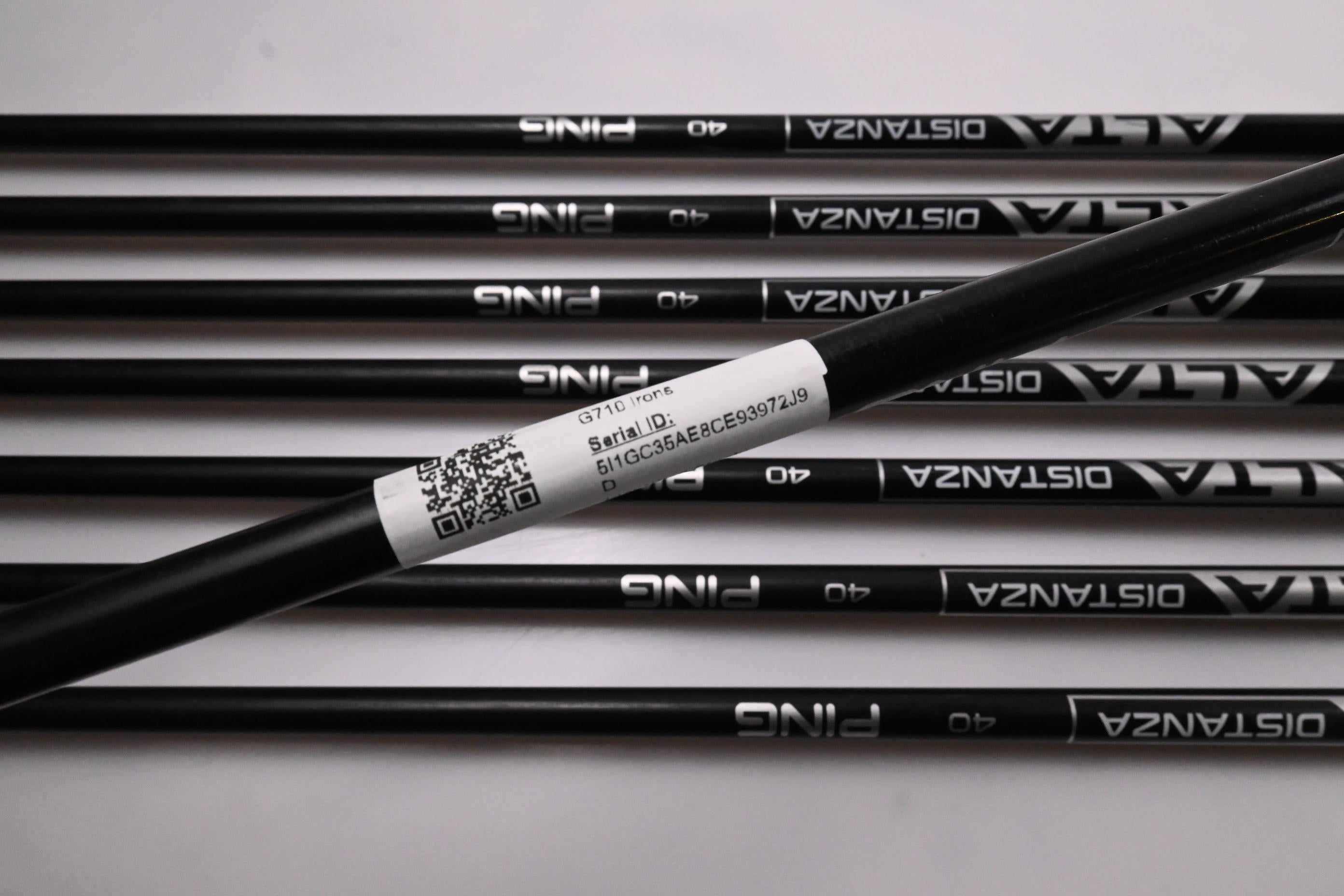 Ping G710 Irons / 5-PW+UW+SW / Orange Dot / Senior Flex Ping ALTA Distanza 40