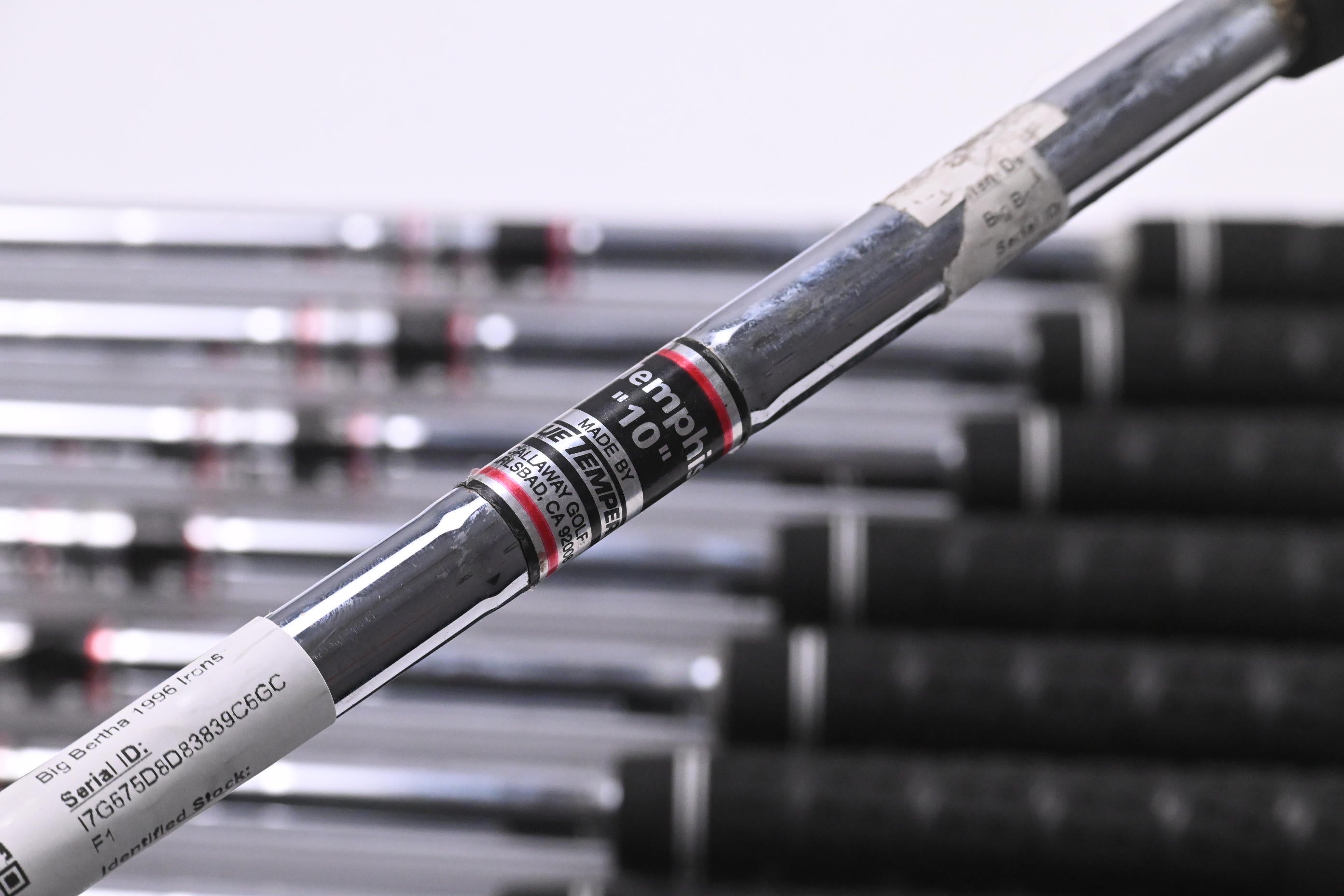 Left Hand Callaway Big Bertha 1996 Irons / 3-PW+SW / UniFlex Memphis 10 Shafts