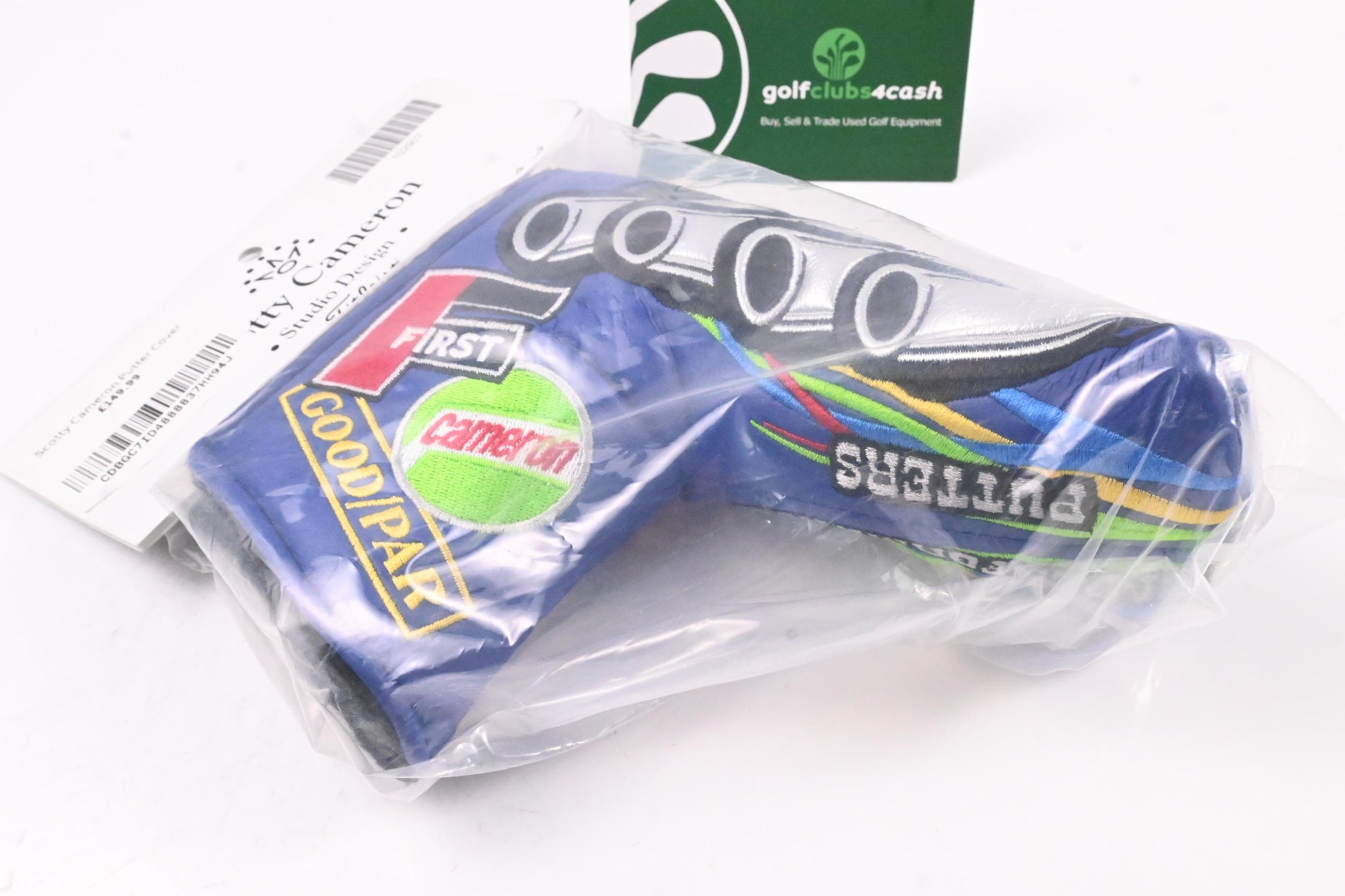 Scotty Cameron 2021 Speed Shop Big Block V8 Putter Headcover / Blade / Blue