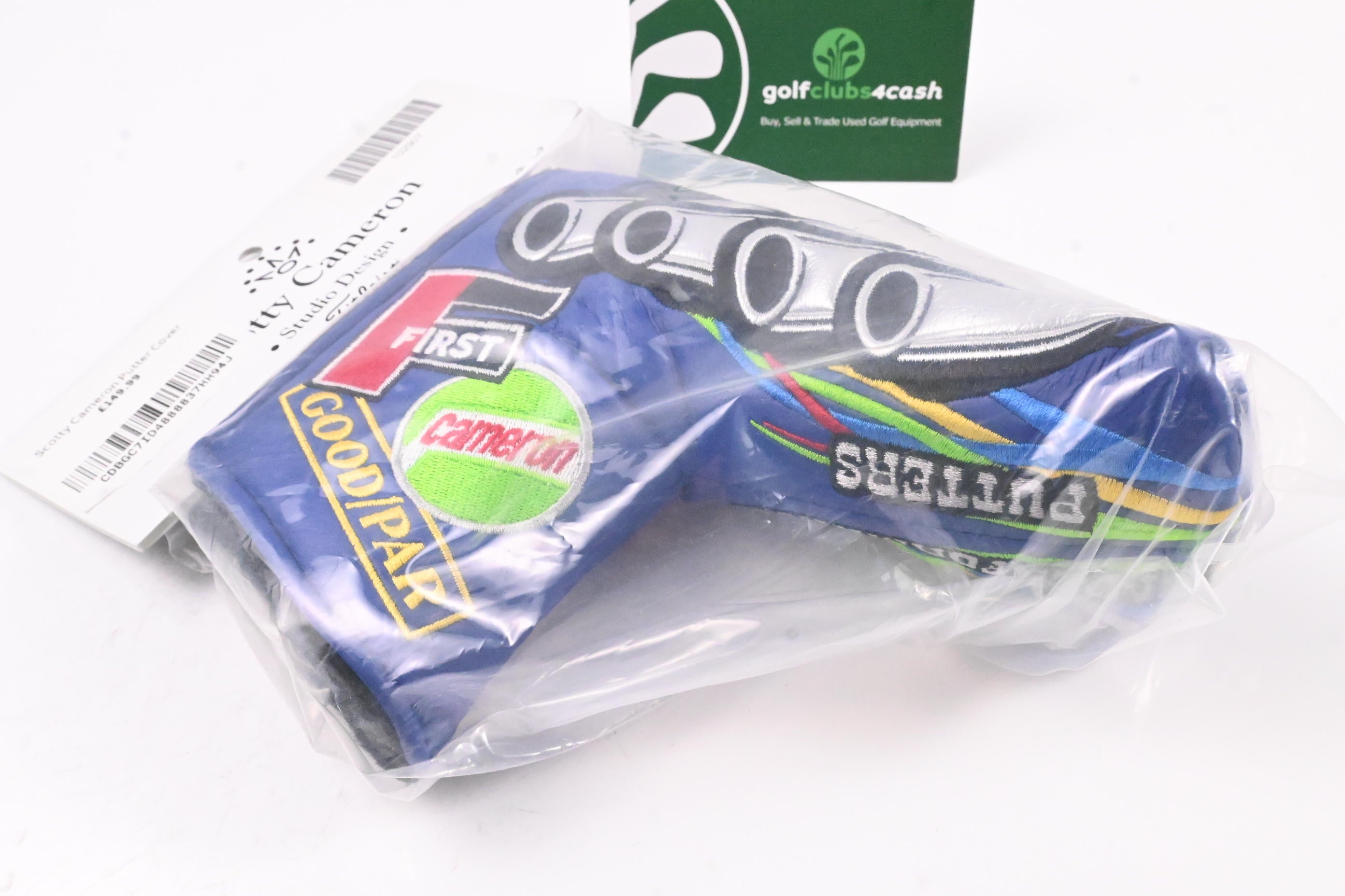 Scotty Cameron 2021 Speed Shop Big Block V8 Putter Headcover / Blade / Blue