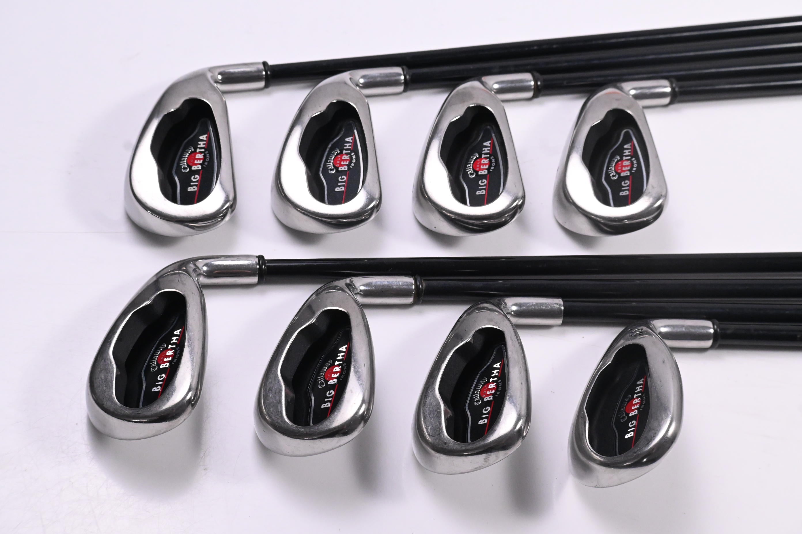 Callaway Big Bertha 2004 Irons / 4-10i+SW / Regular Flex Callaway RCH 75 Shafts