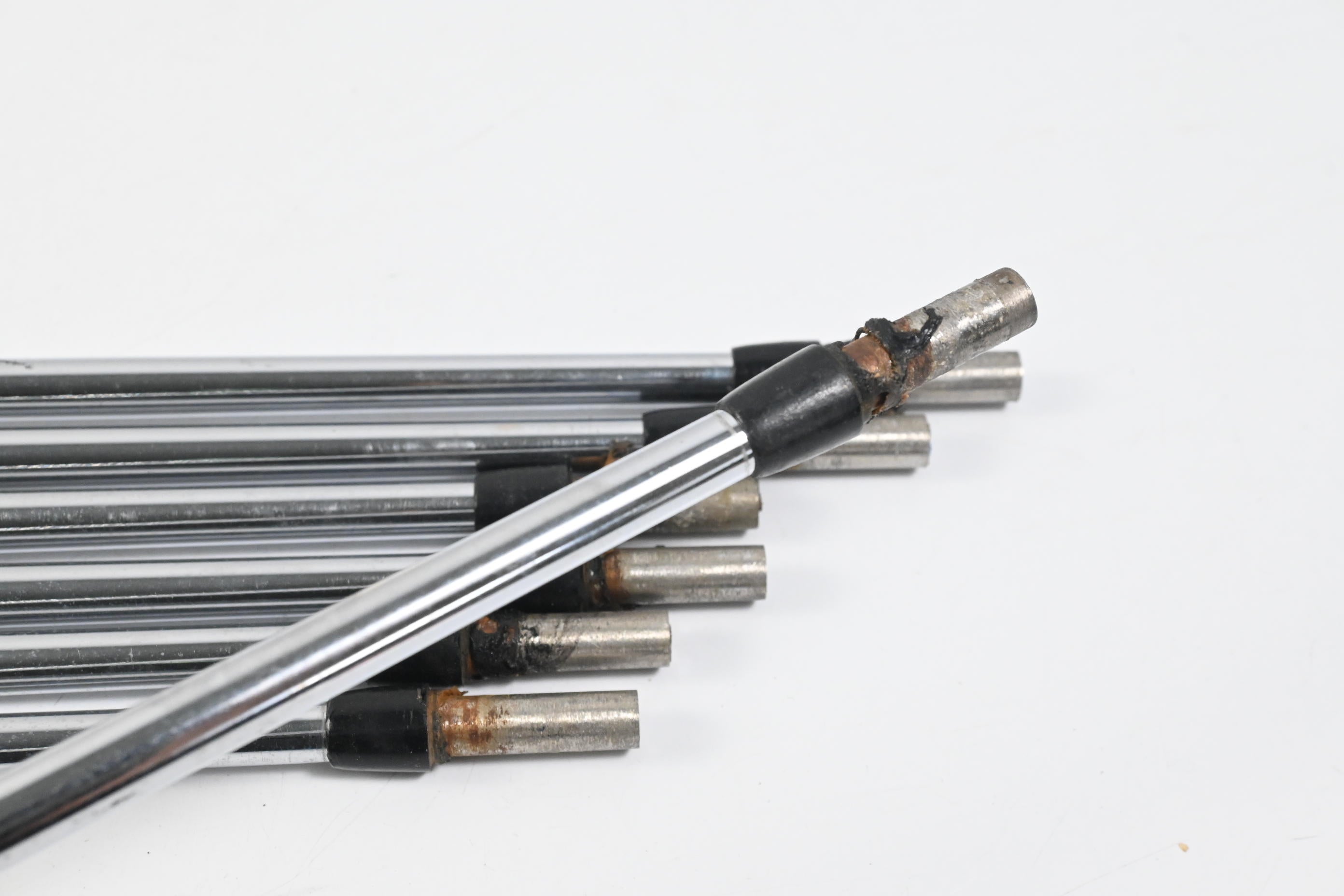 N.S. Pro Modus3 Tour 120 Iron Shafts / Stiff Flex / Set of 7 / .355" Tip