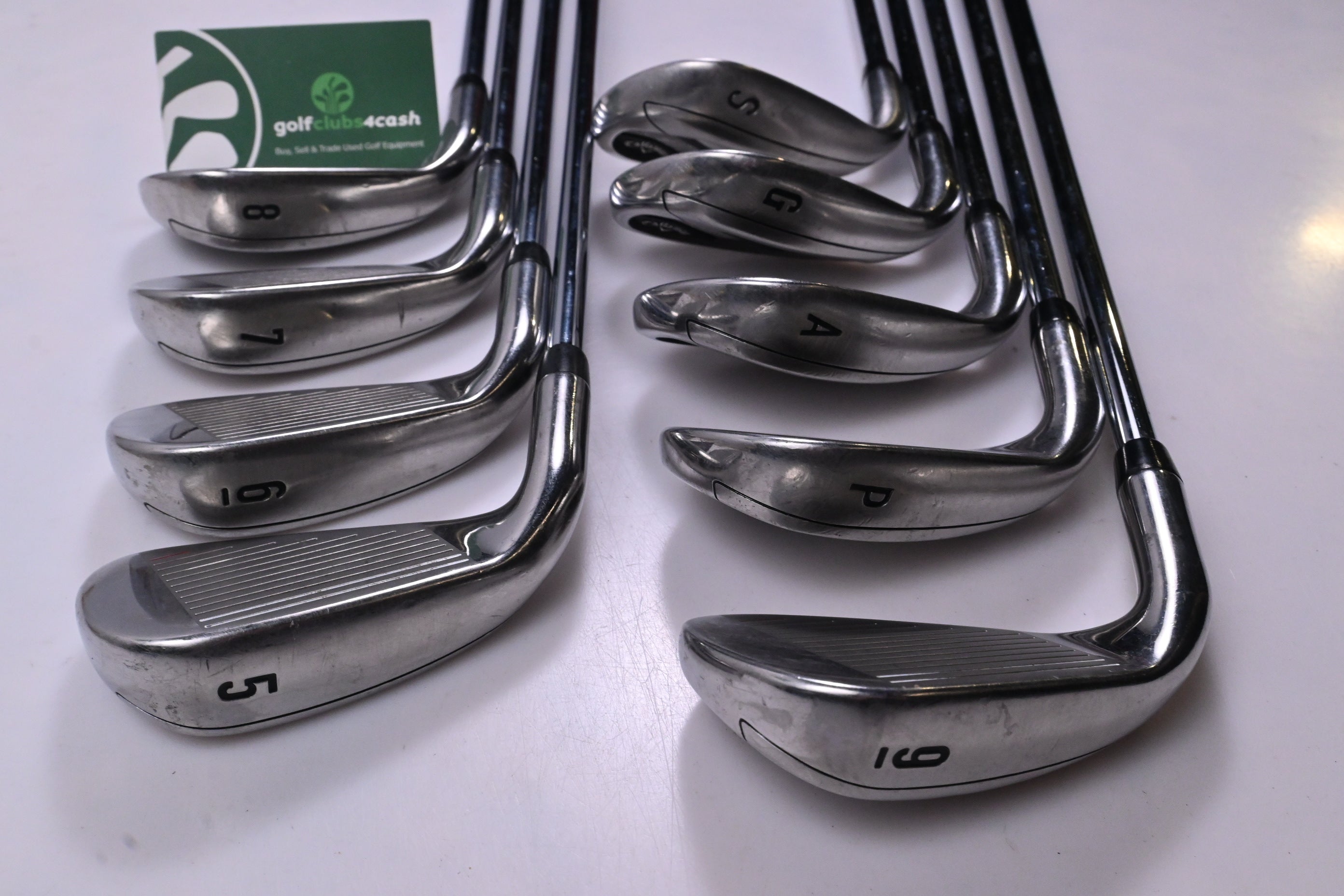 Callaway Mavrik Irons / 5-PW+AW+GW+SW / Regular Flex Project X LX 95 Shafts