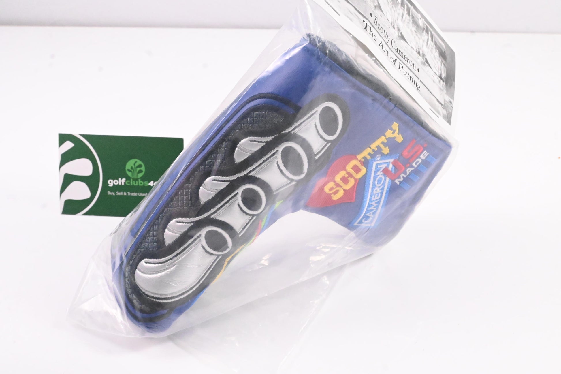 Scotty Cameron 2021 Speed Shop Big Block V8 Putter Headcover / Blade / Blue