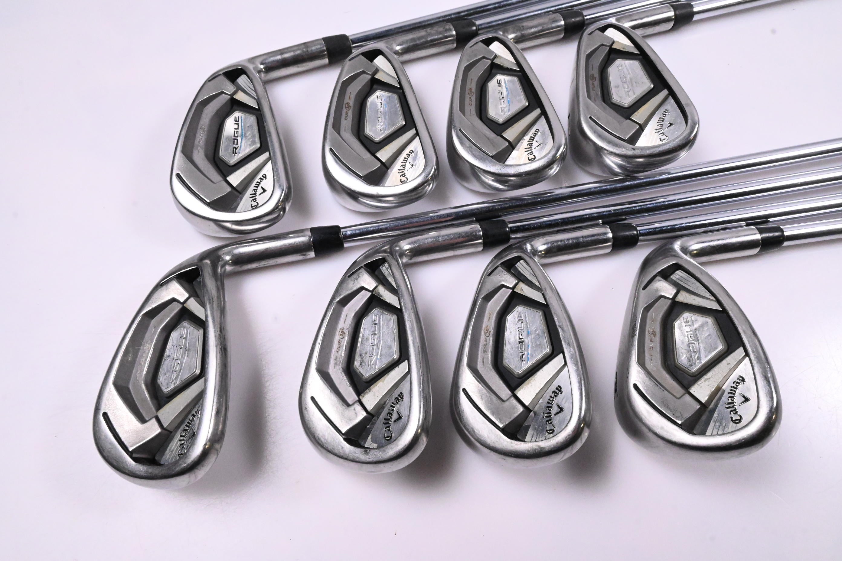 Callaway Rogue Irons / 4-PW+GW / Regular Flex XP ST15 95 R300 Shafts