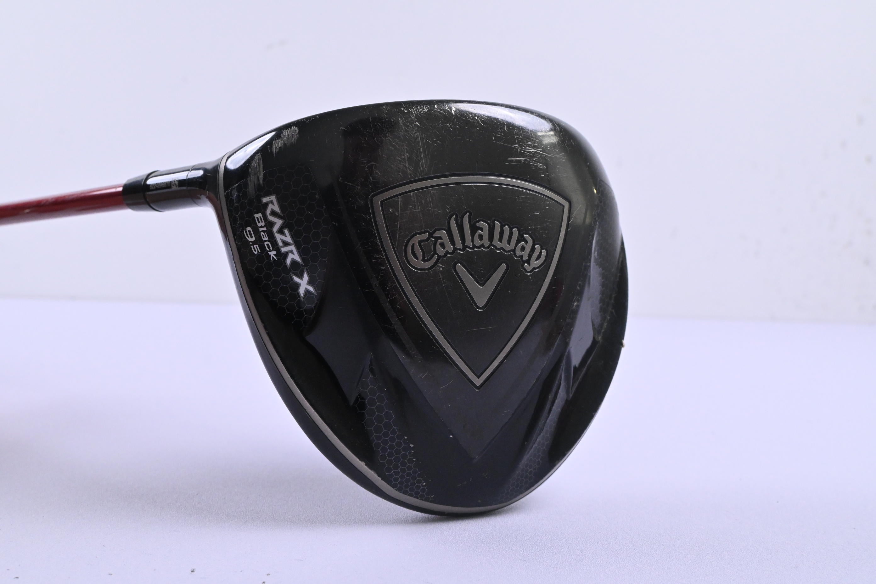 Left Hand Callaway RAZR X Black Driver / 9.5 Degree / Stiff Flex Motore F8 60