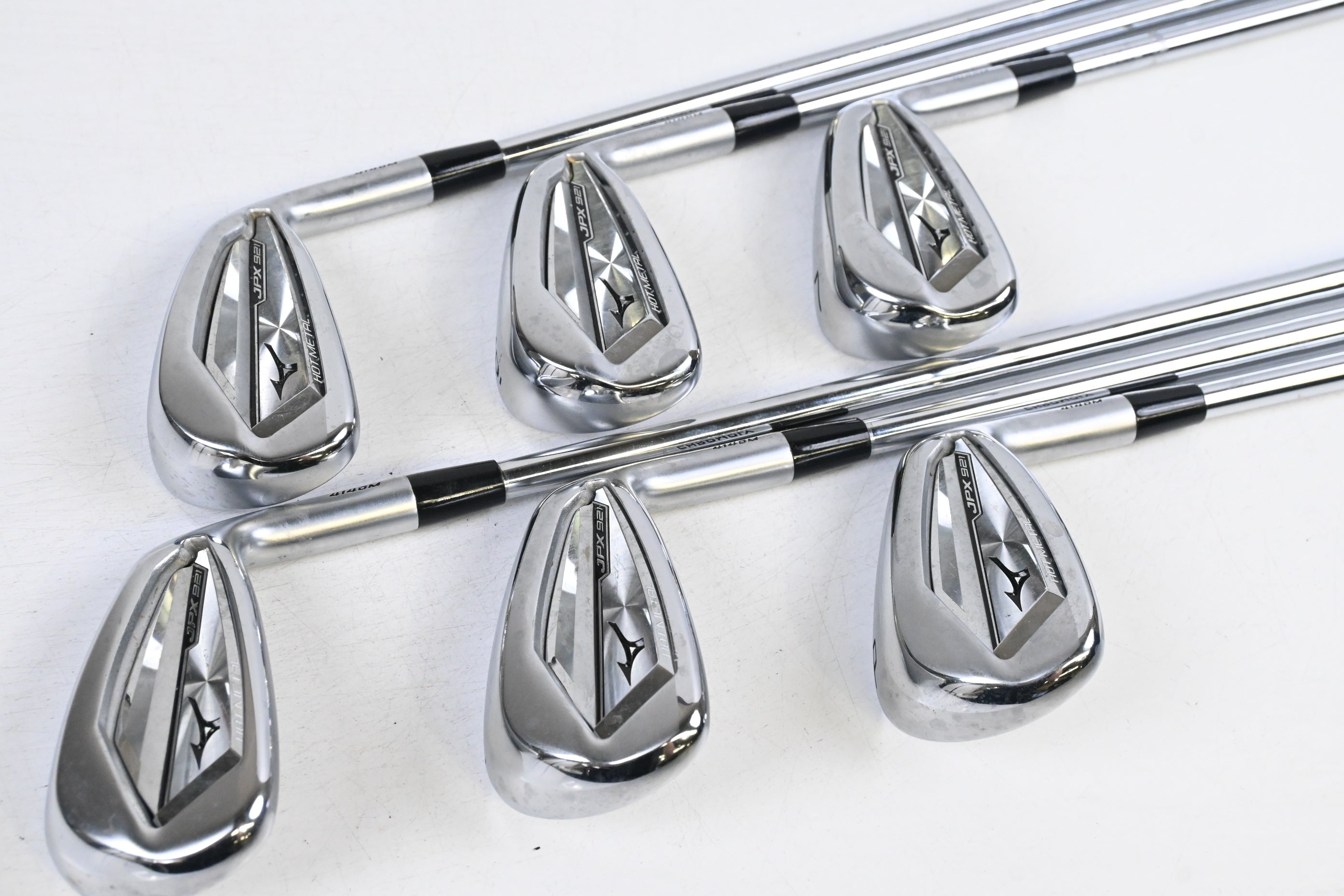 Mizuno JPX 921 Hot Metal Irons / 5-PW / Stiff Flex KBS $-Taper Lite 95 Shafts